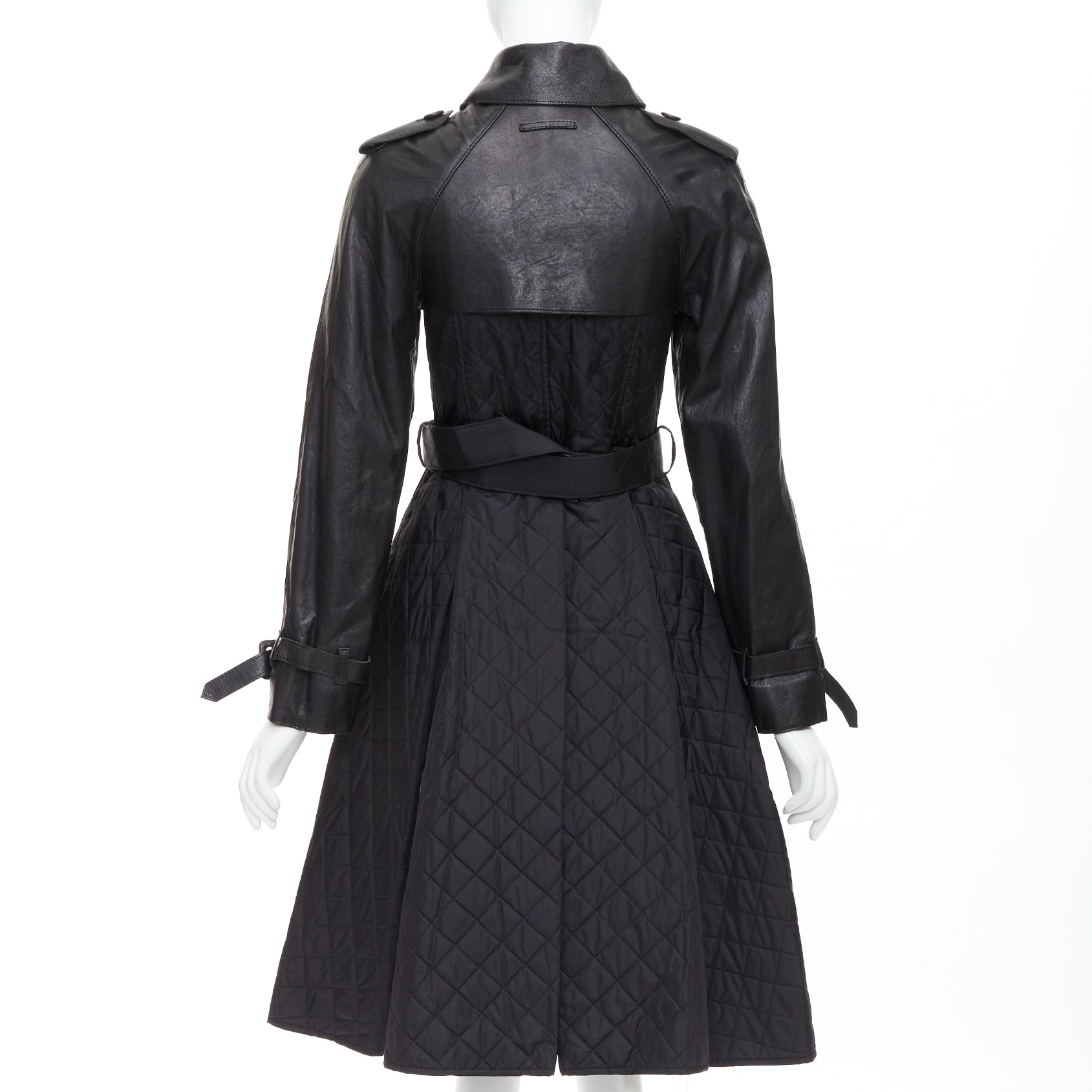Jean Paul Gaultier Quilted Trench Coat - Side view
