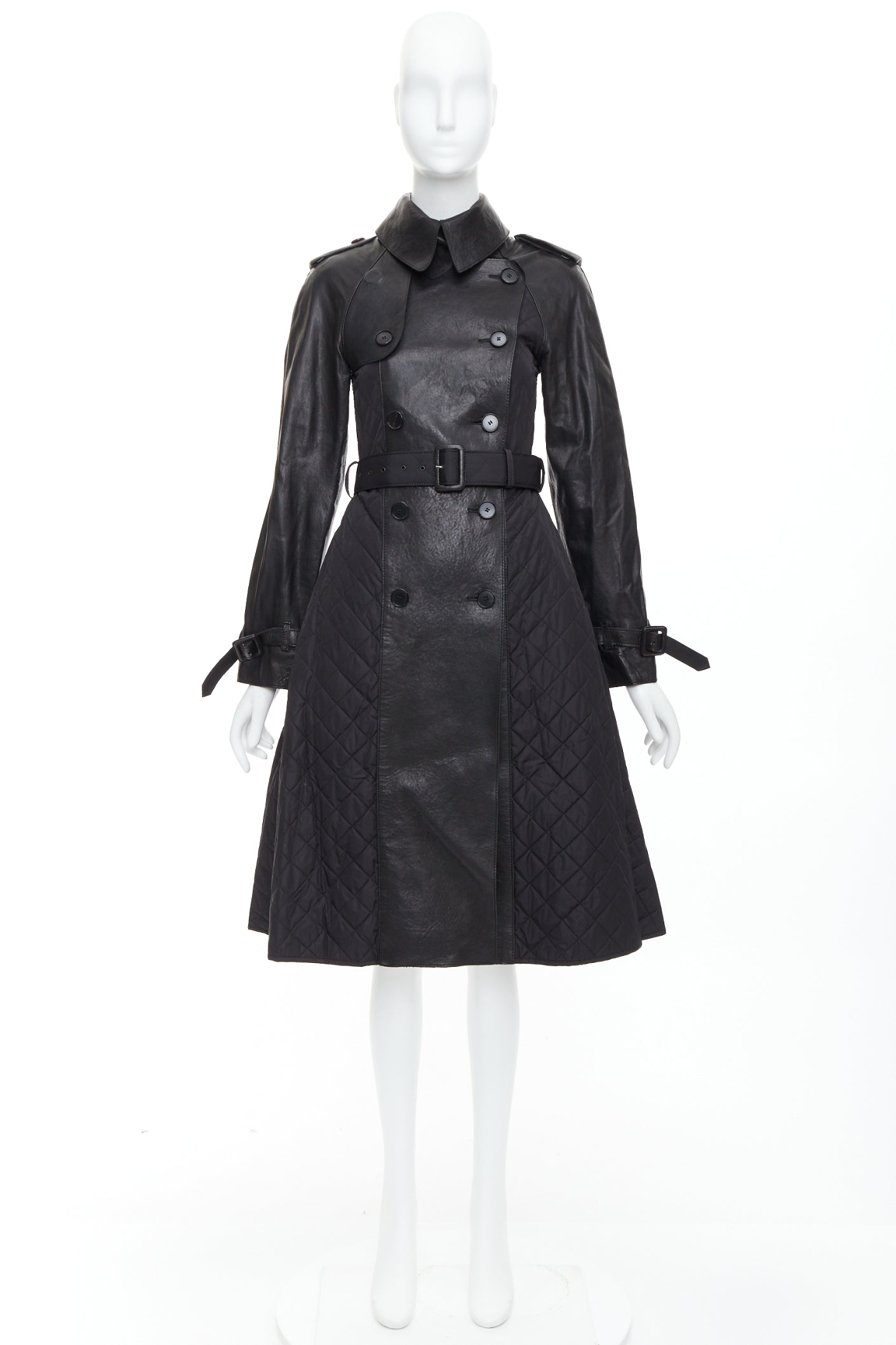 Jean Paul Gaultier Quilted Trench Coat - Image 11