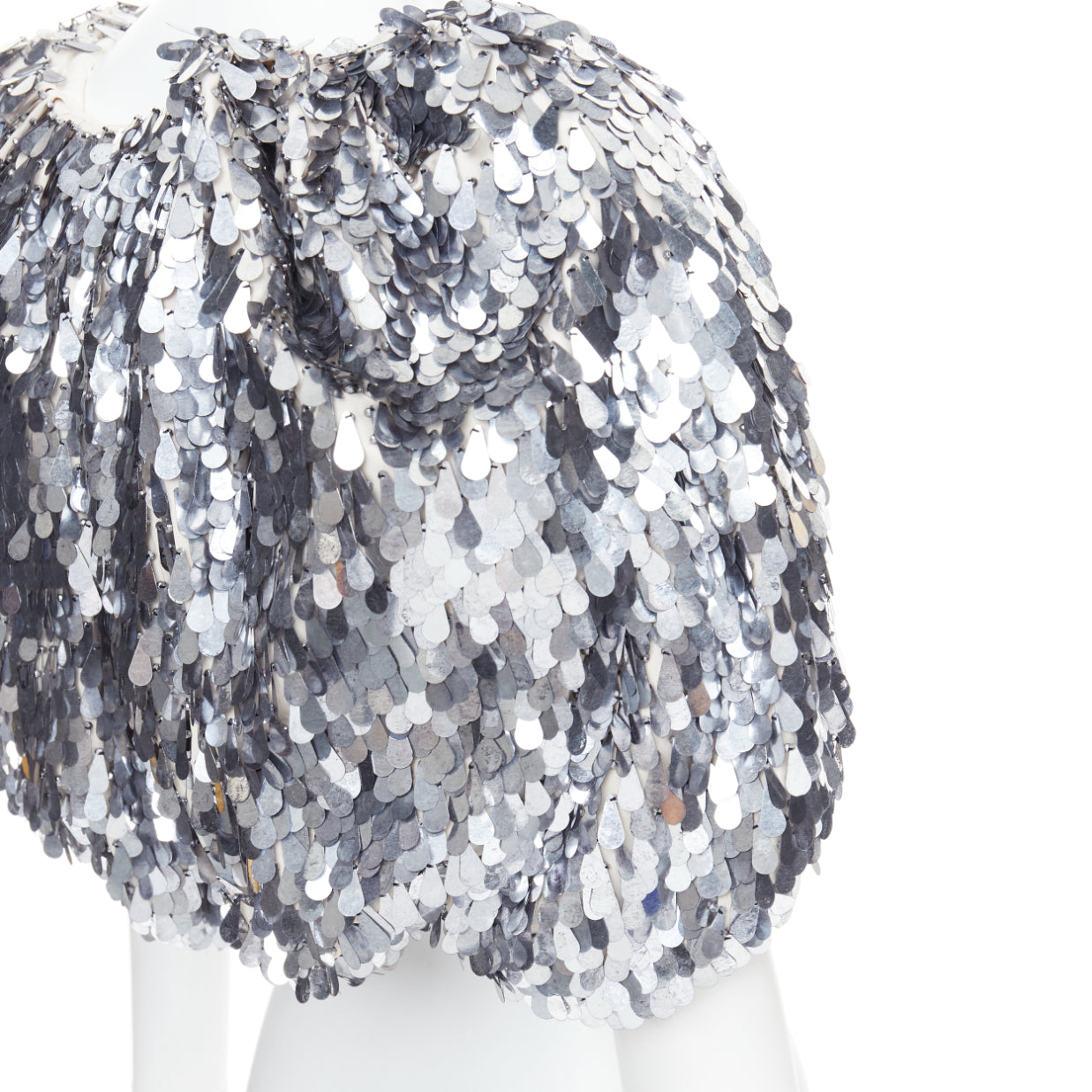 Lanvin Silver Sequin Bolero - Back view