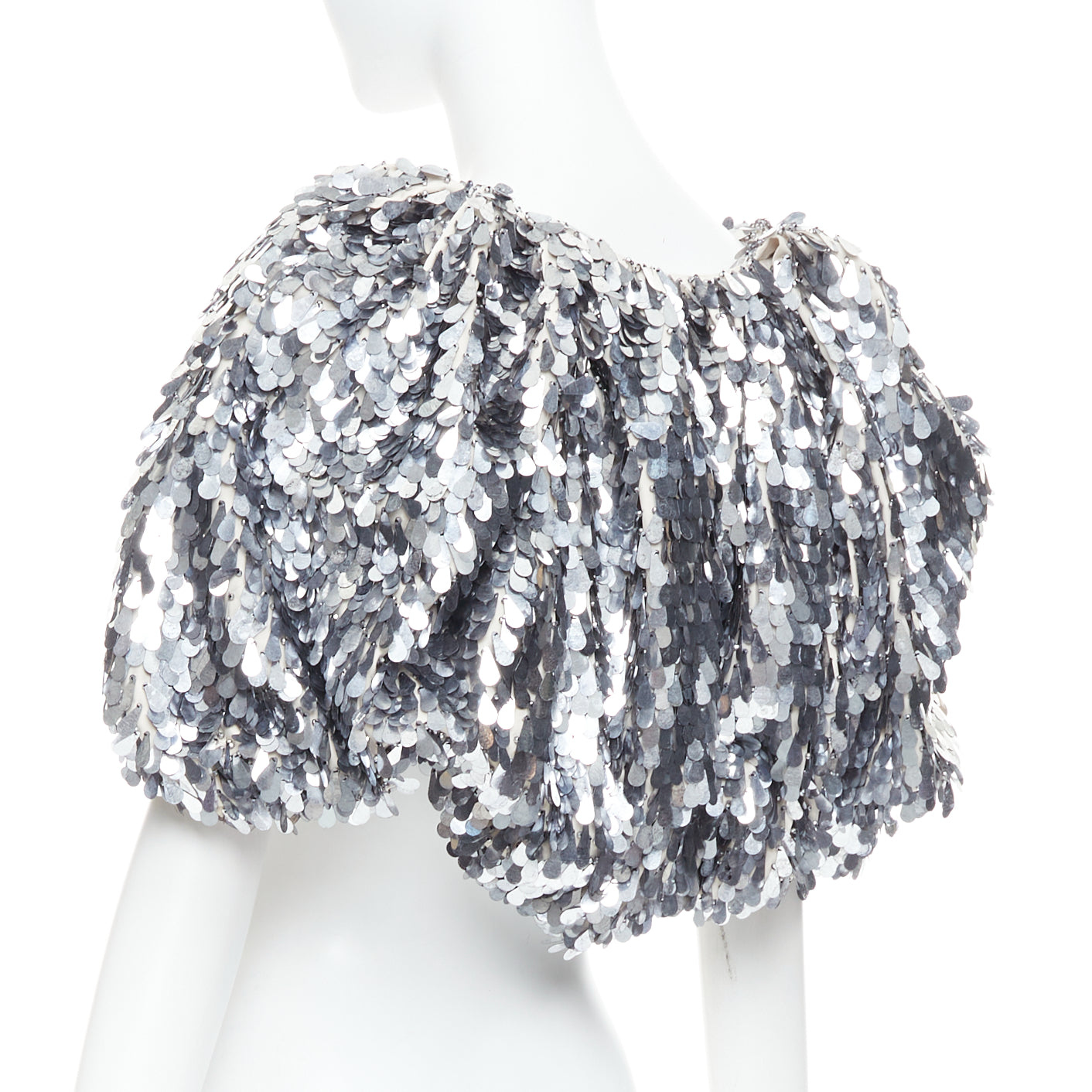 Lanvin Silver Sequin Bolero - Detail 1