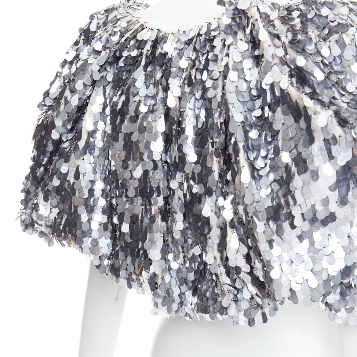 Lanvin Silver Sequin Bolero - Detail 2