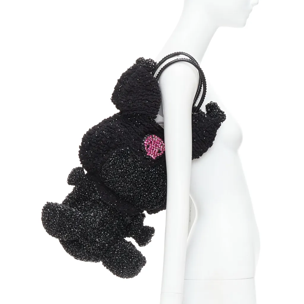 Anteprima Kuromi Crystal Tote Black Plastic Very good - Back View