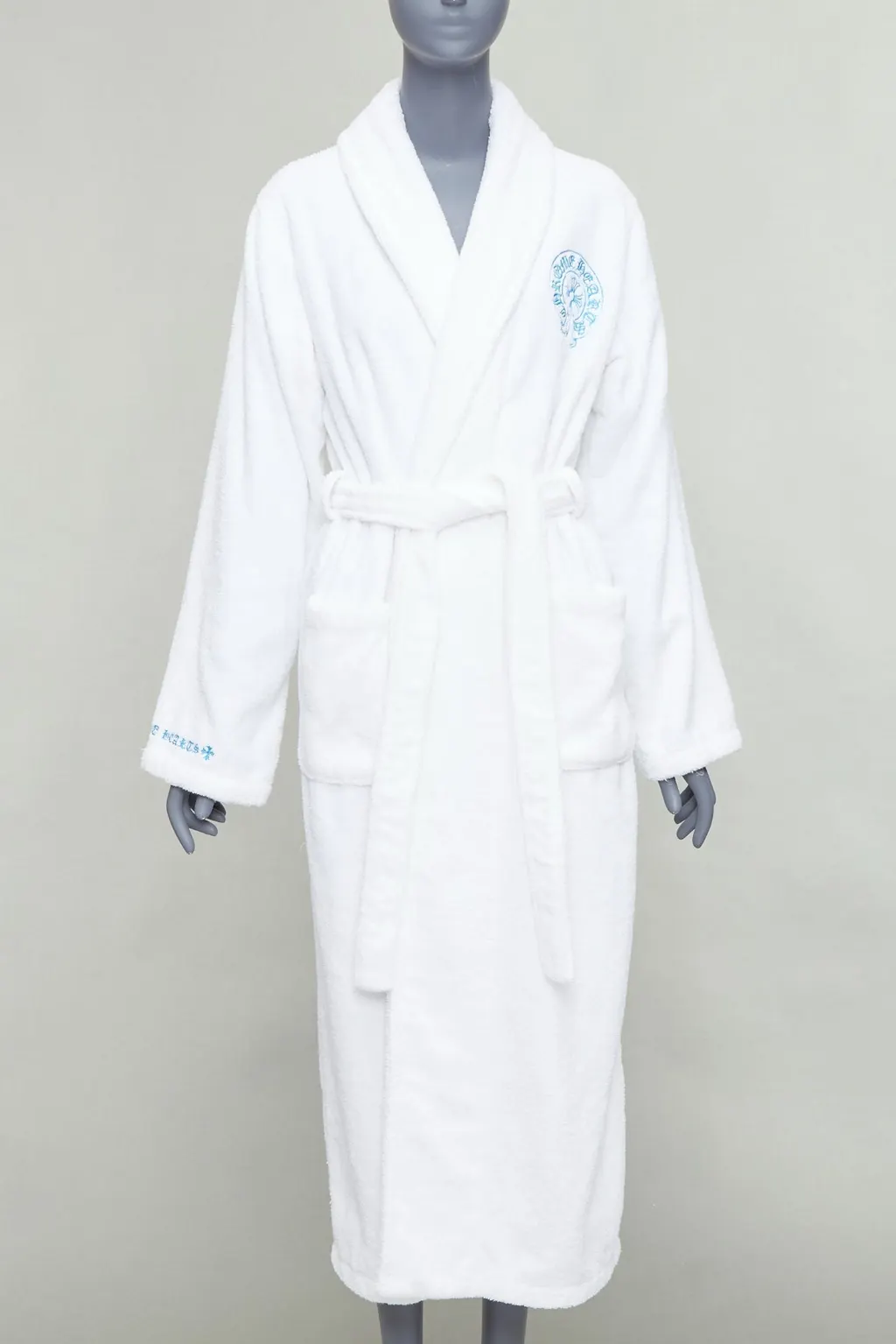 Chrome Hearts White Logo Robe White Cotton Very good - Inside View