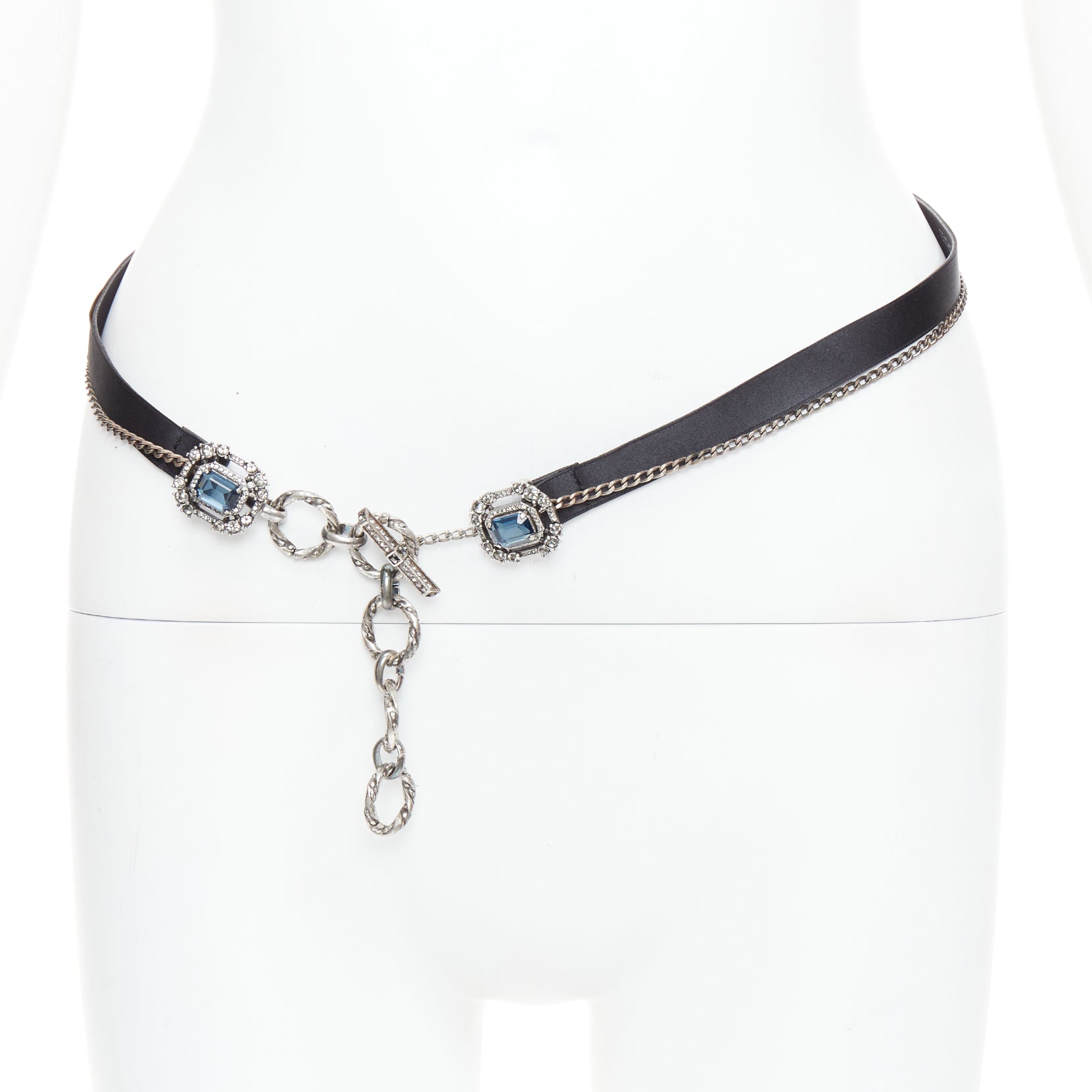 Lanvin Rhinestone jewel belt