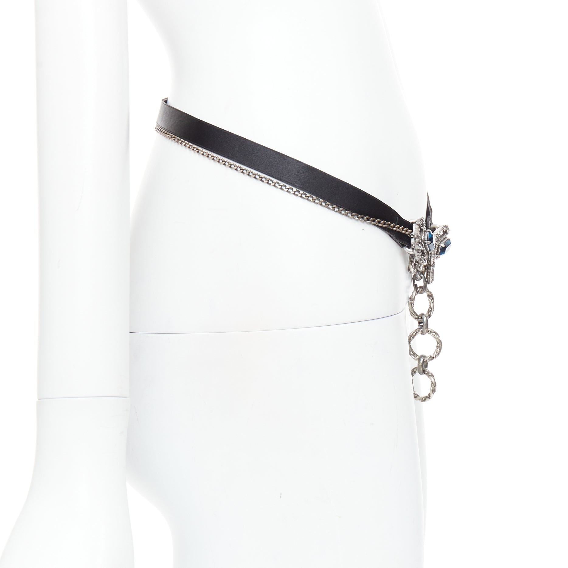 Lanvin Rhinestone jewel belt - 4