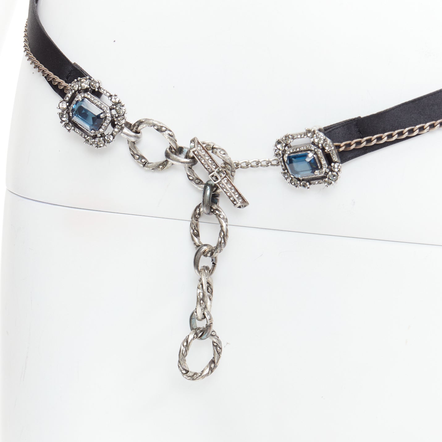Lanvin Rhinestone jewel belt - Detail 2