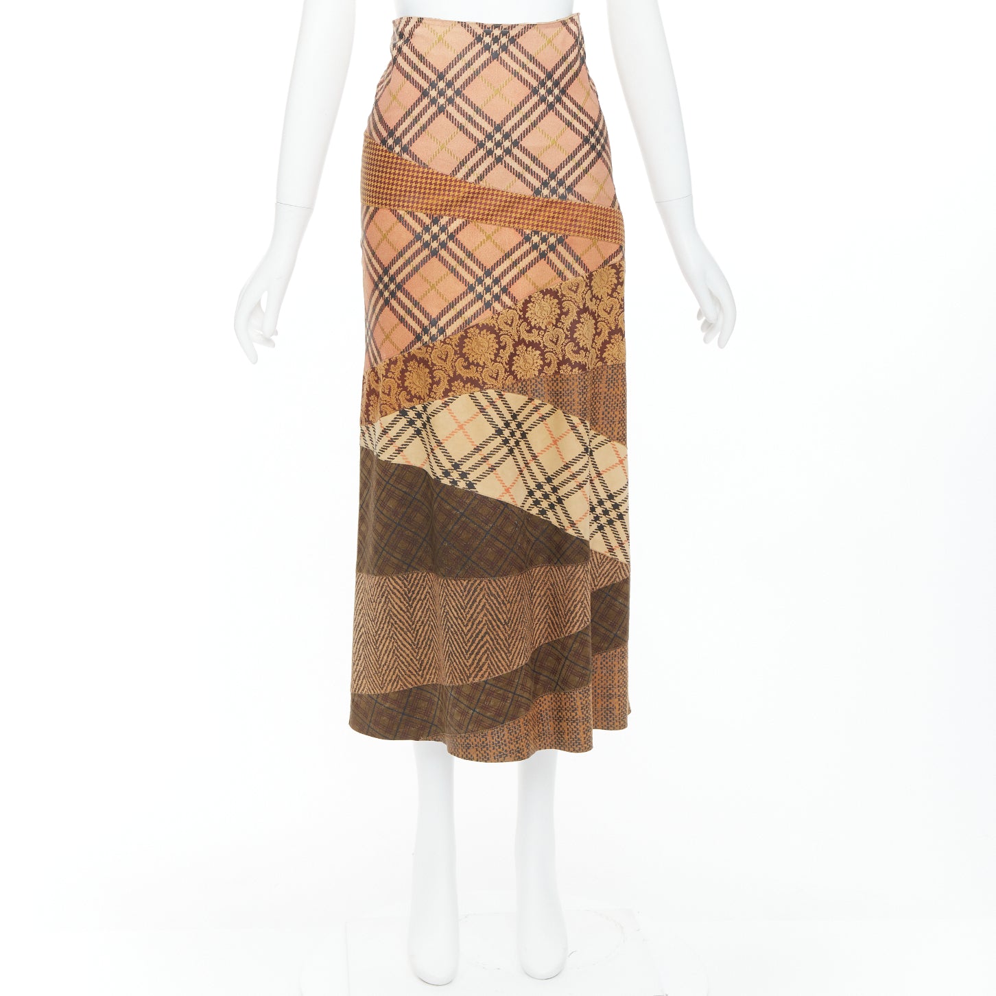 Roberto Cavalli Leather Patch Skirt - Image 11