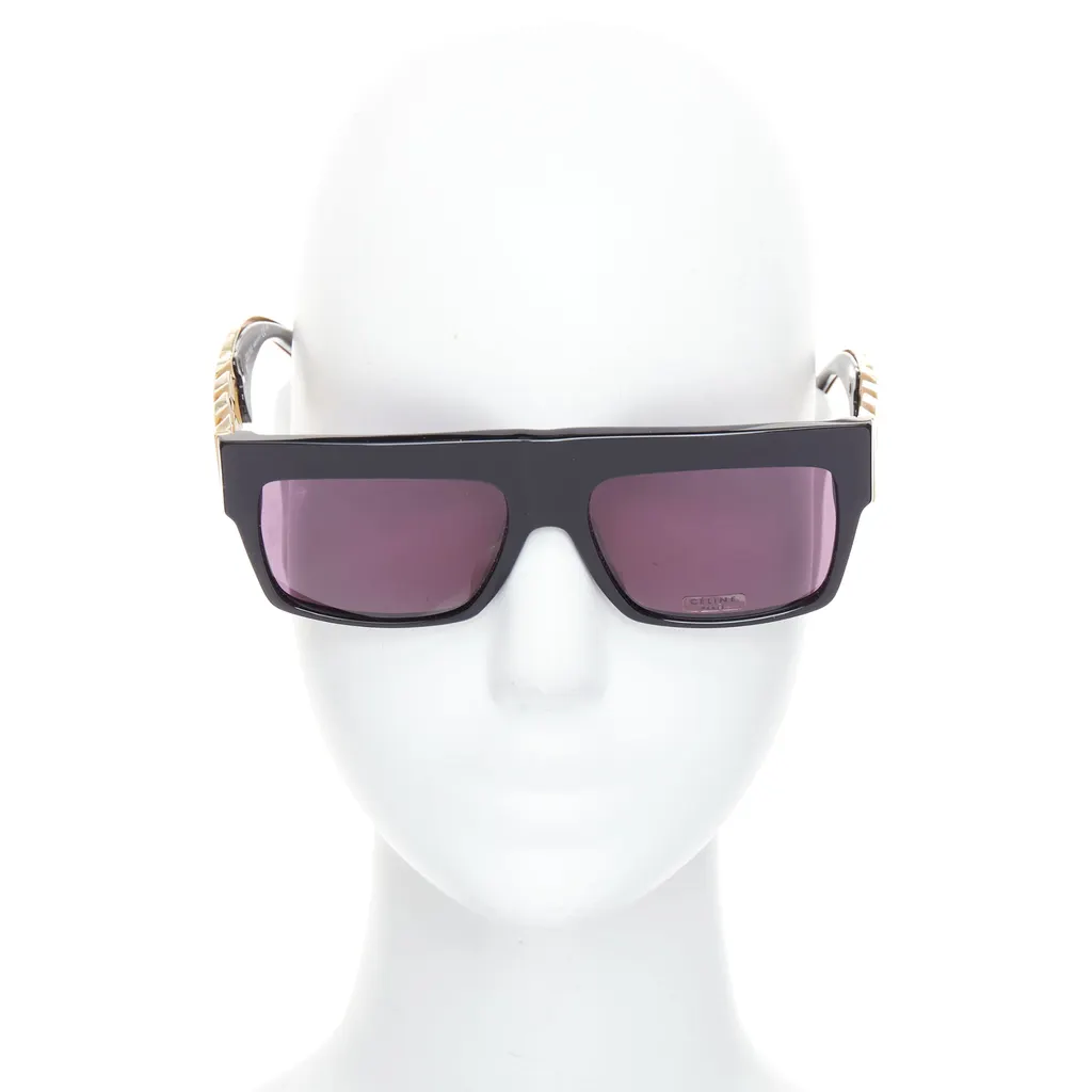 Celine CL41019S Black Metal Good - Back View