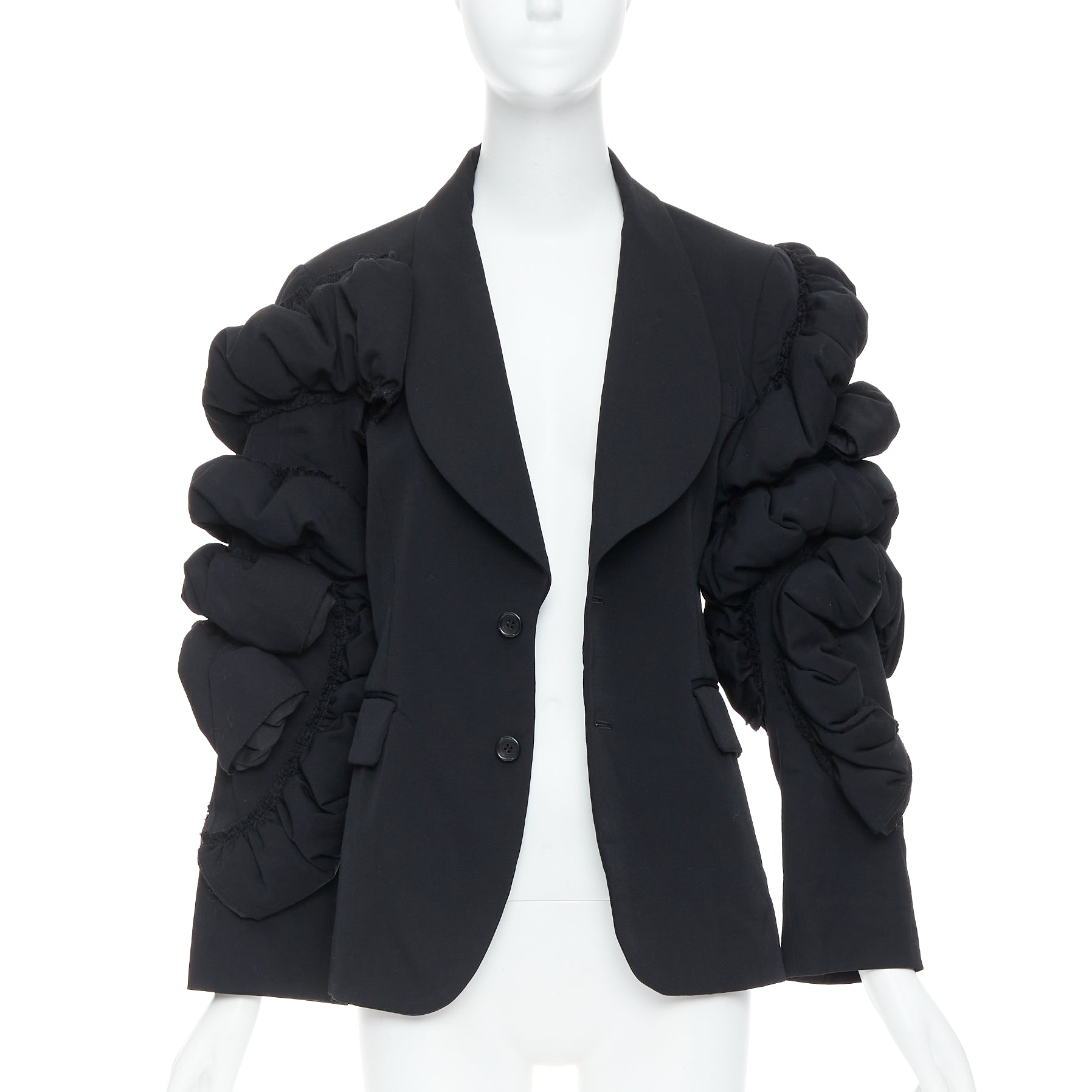 Comme Des Garcons Black Puff Blazer - Image 6