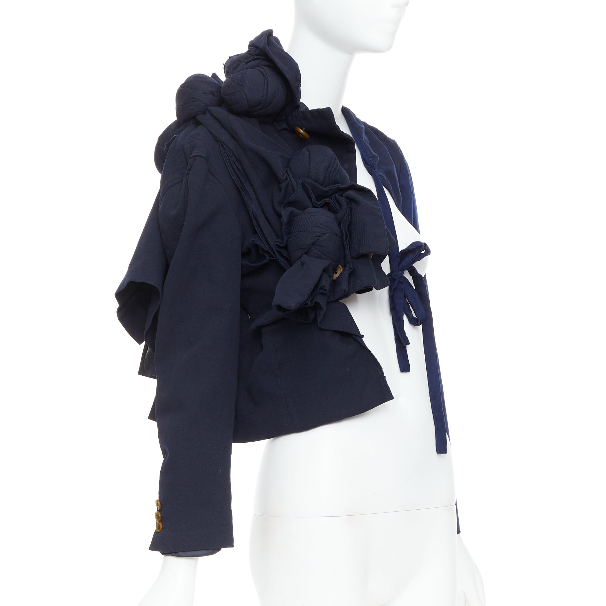 Comme Des Garcons Knot Tie Jacket - Back view