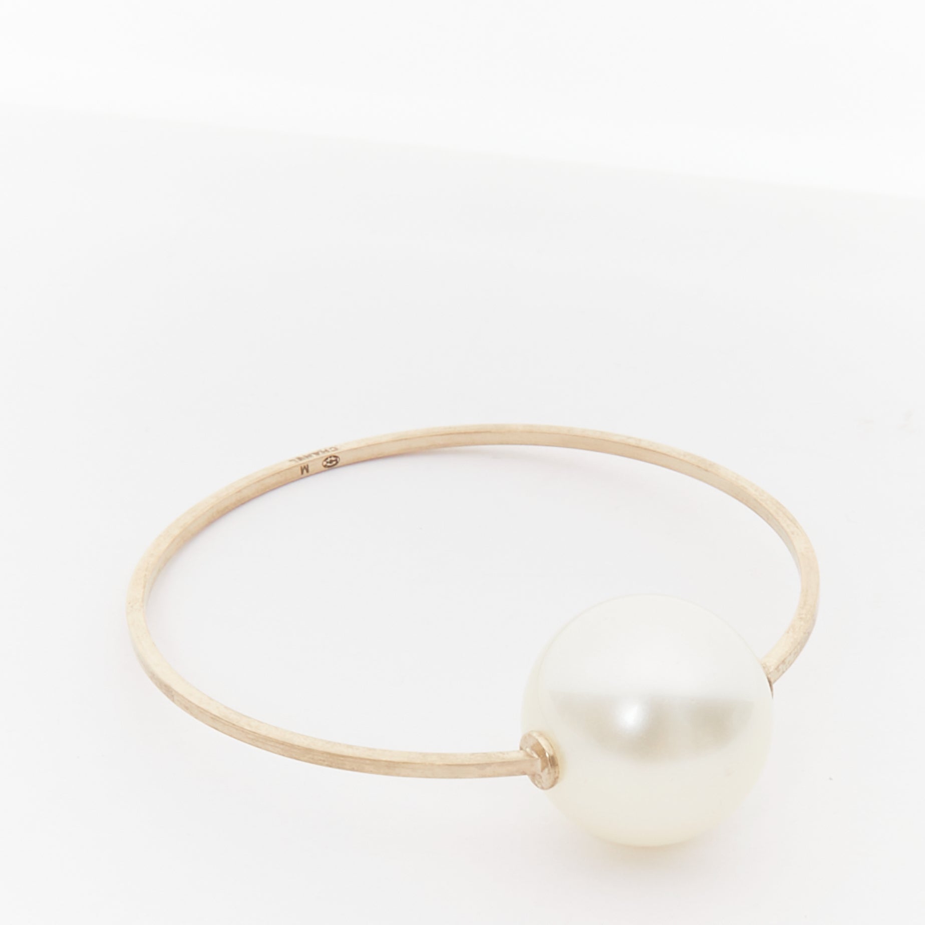 Chanel Orbital XL Pearl Bangle - Back view