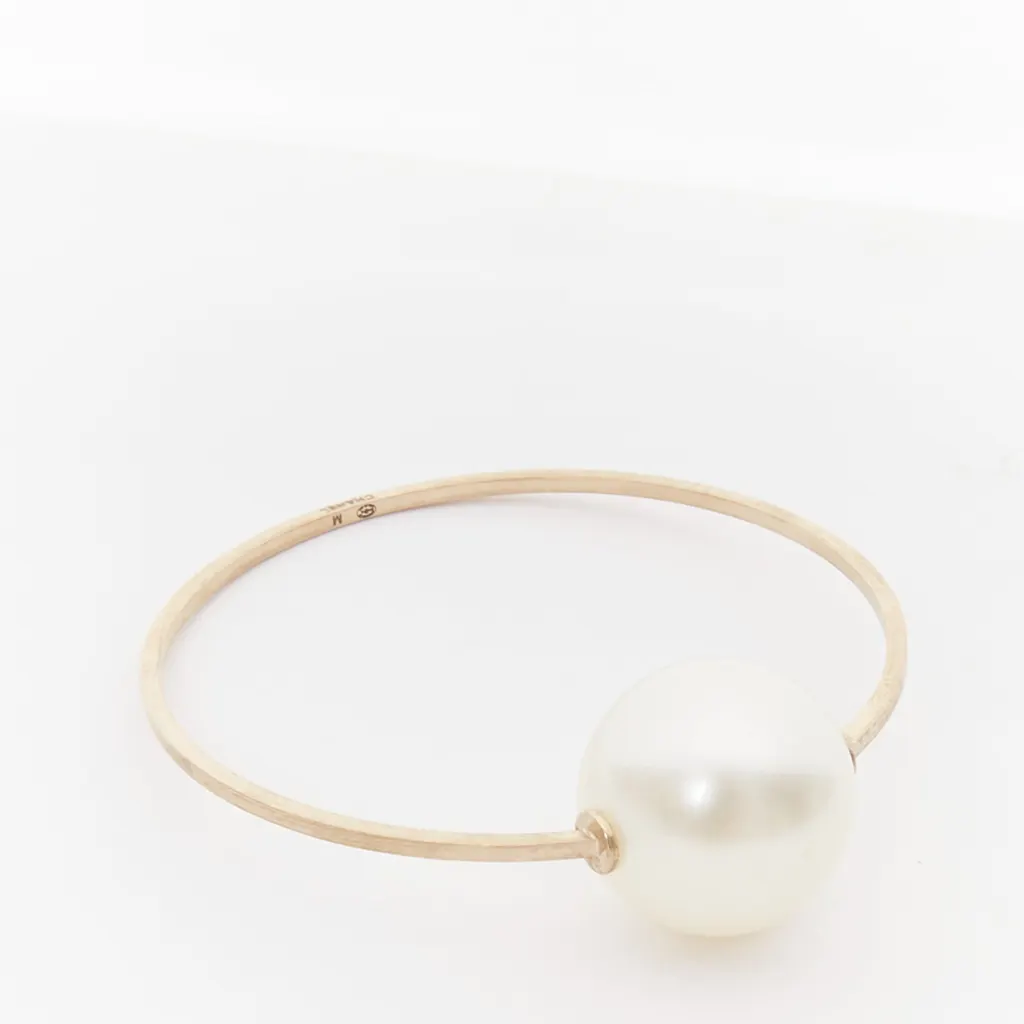 Chanel Orbital XL Pearl Bangle Beige Pearl Very good - Back View