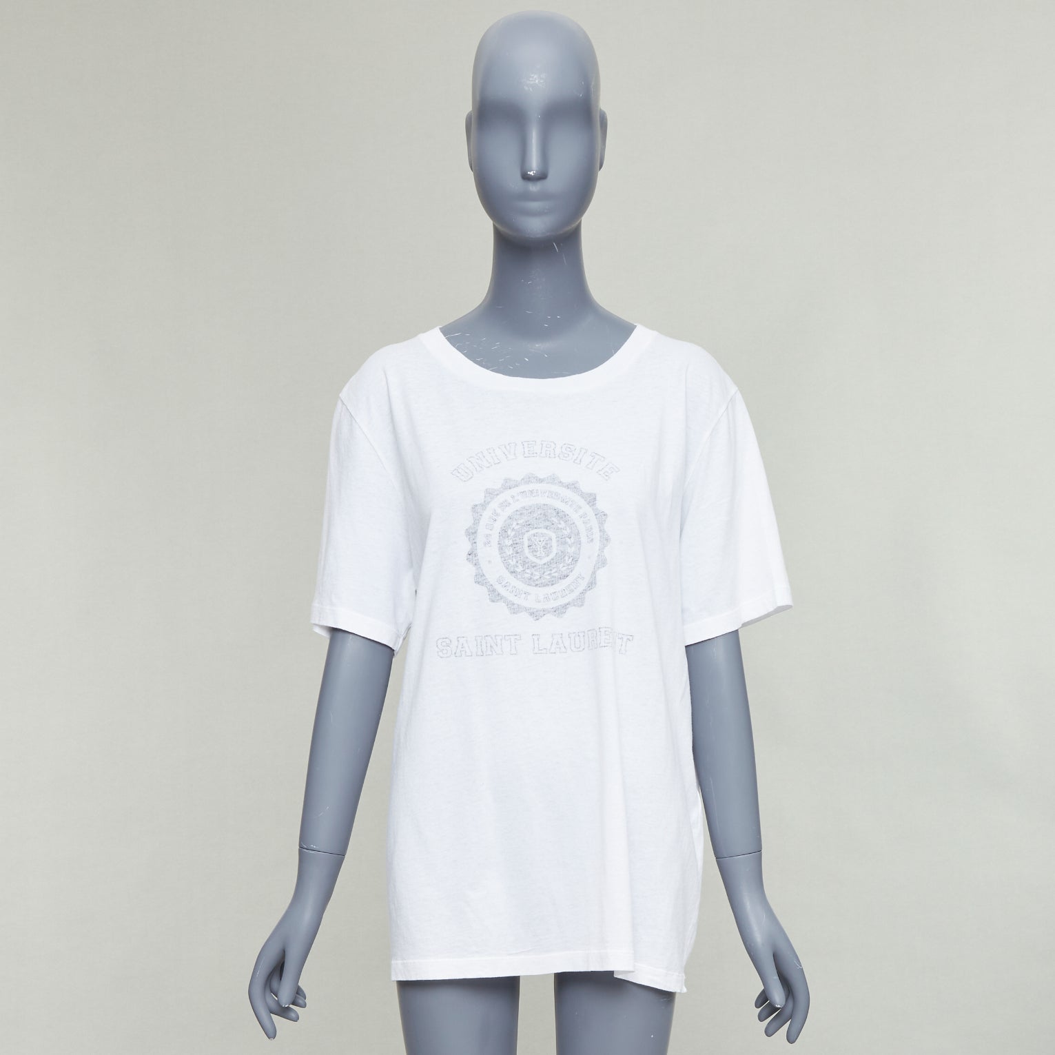 Saint Laurent Universite Print T-Shirt - Image 11