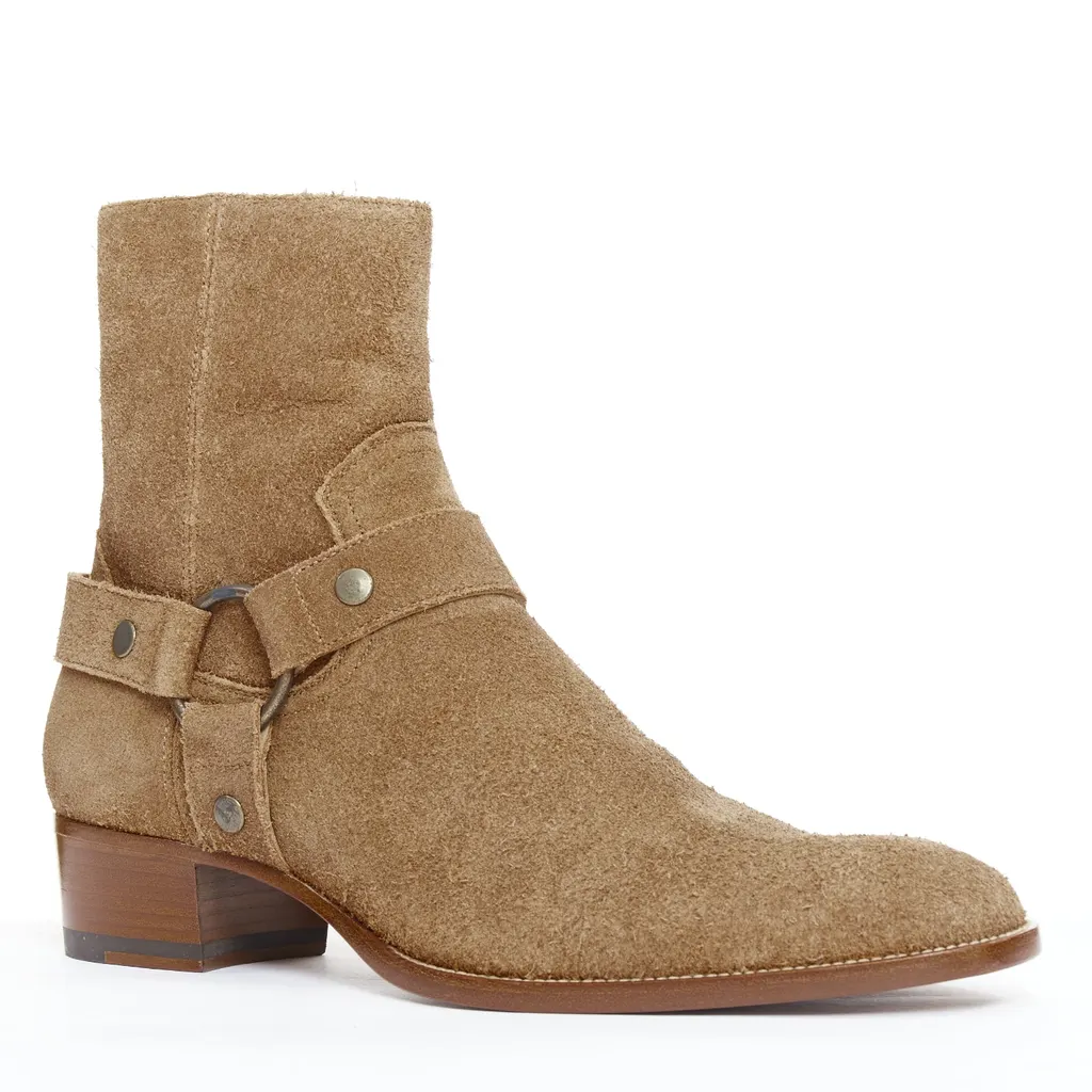 Saint Laurent Wyatt Brown Suede Very good - Back View