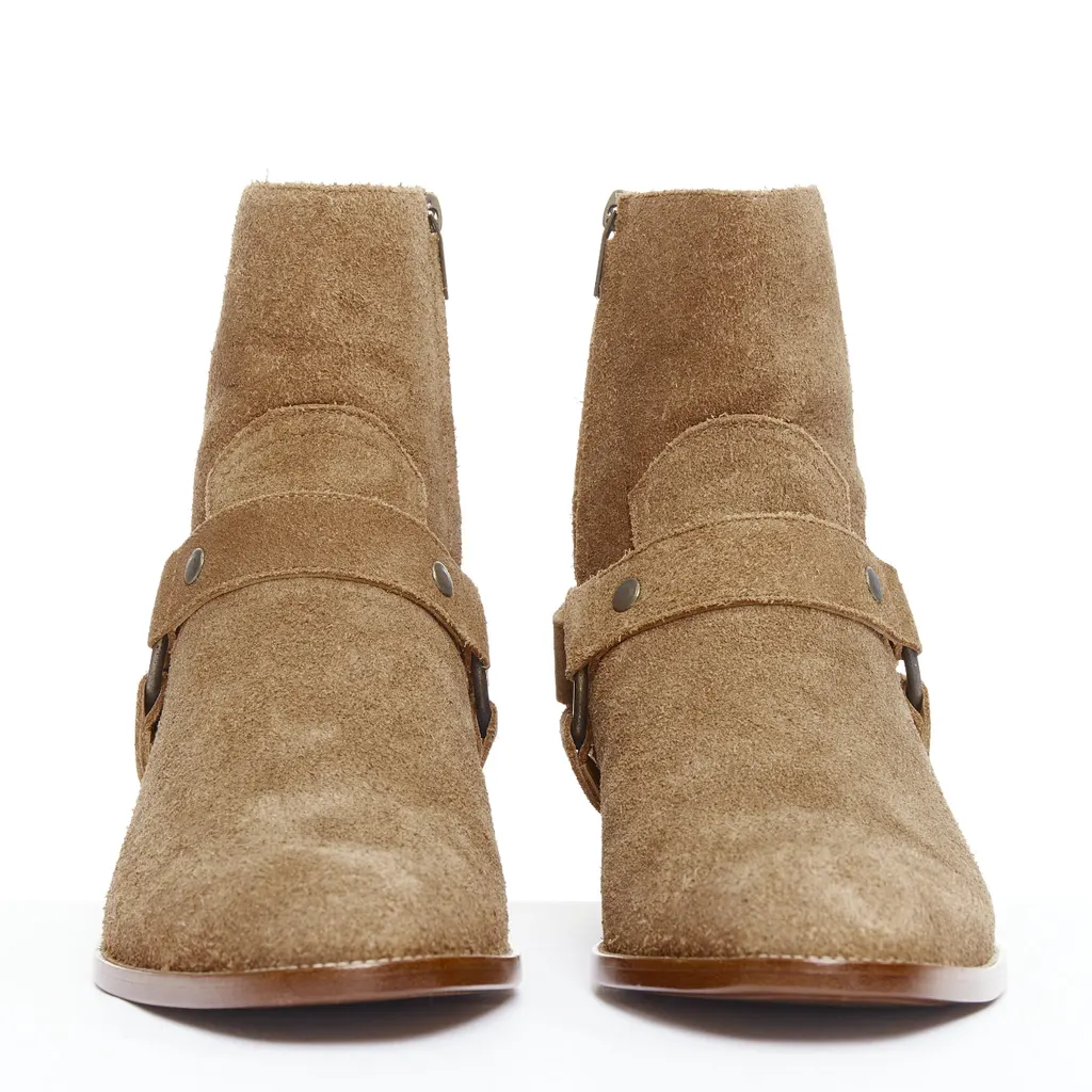 Saint Laurent Wyatt Brown Suede Very good - Inside View