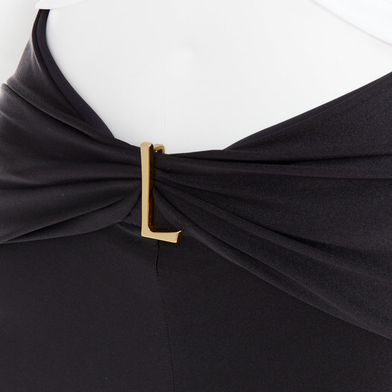 Saint Laurent Cutout Logo Catsuit - Detail 2