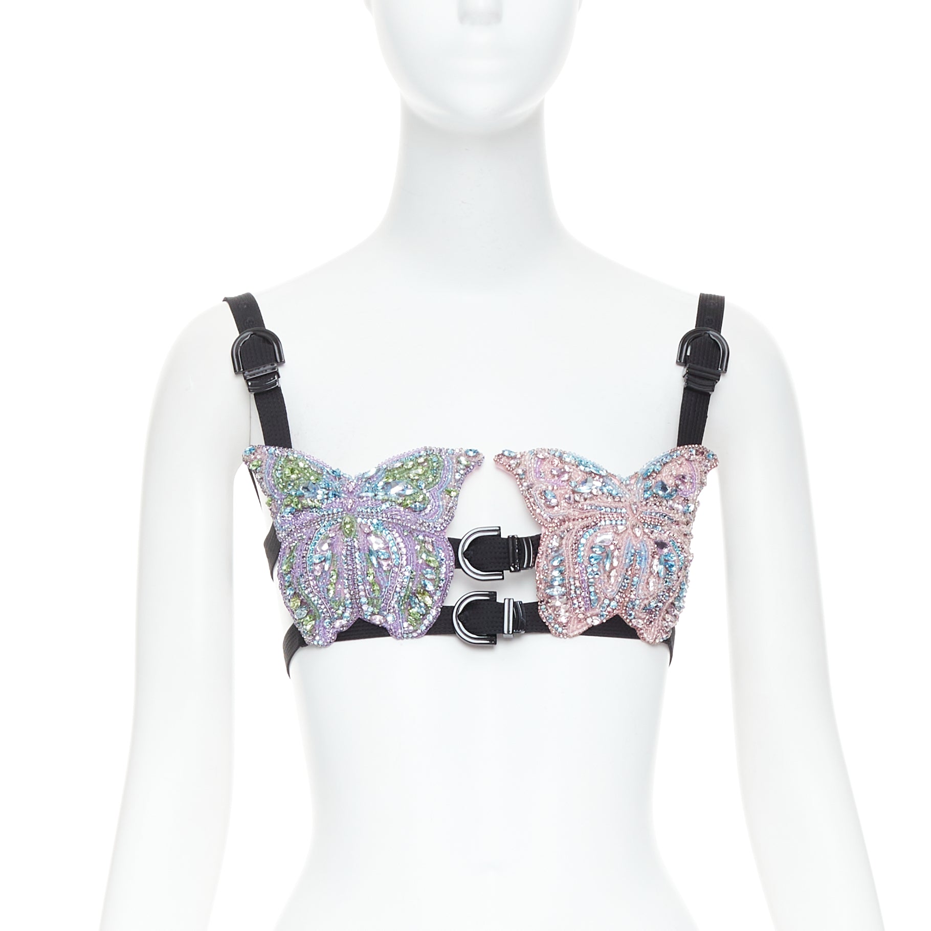Versace Crystal Butterfly Bra