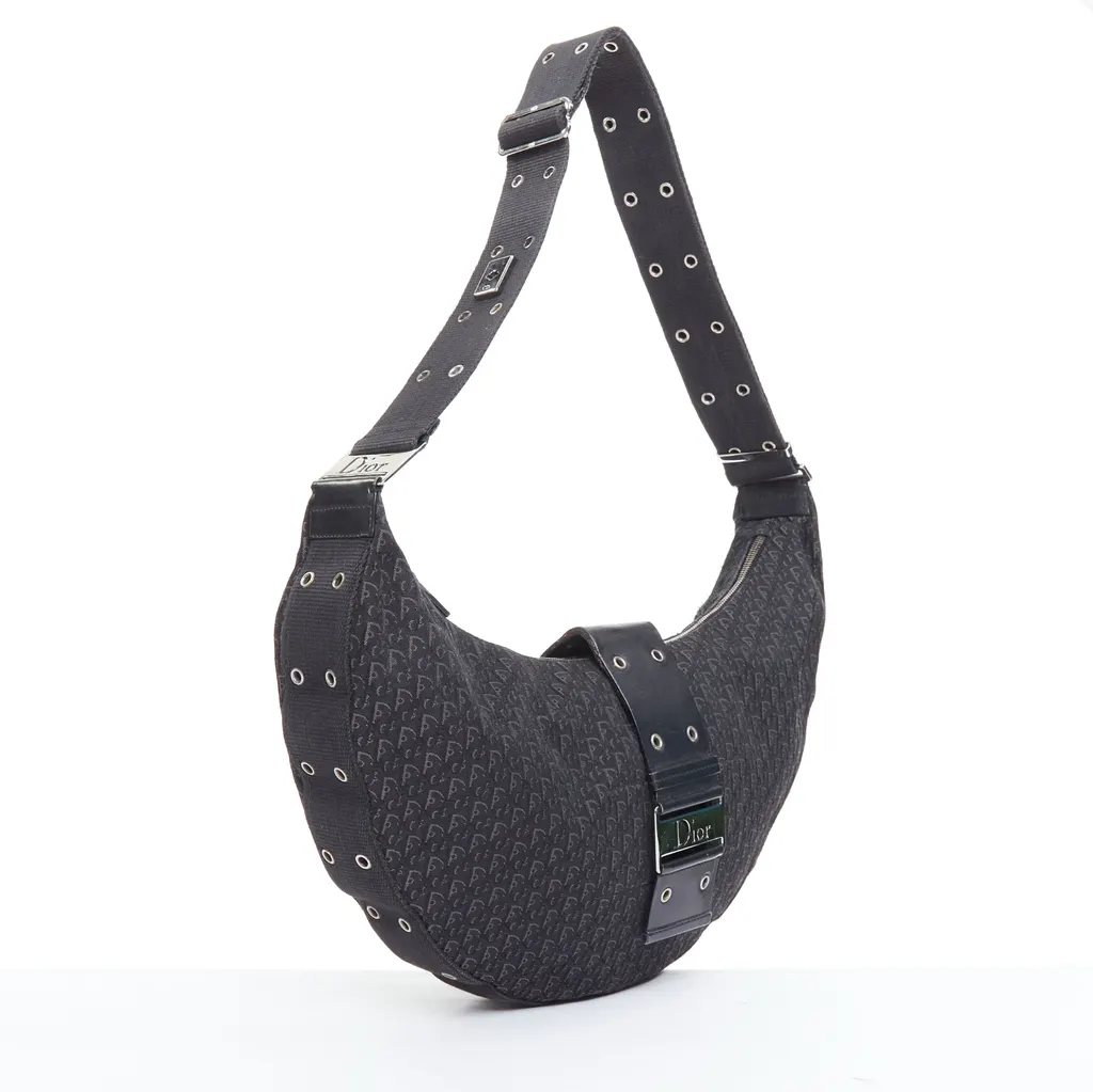 Dior Diorissimo Hobo Bag Black Good - Inside View