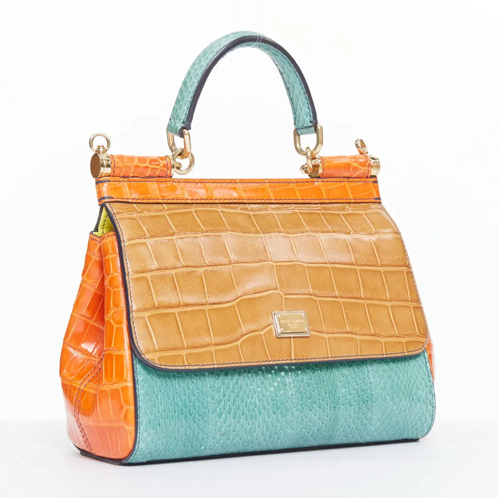 Dolce & Gabbana Miss Sicily Orange Leather Very good - Inside View