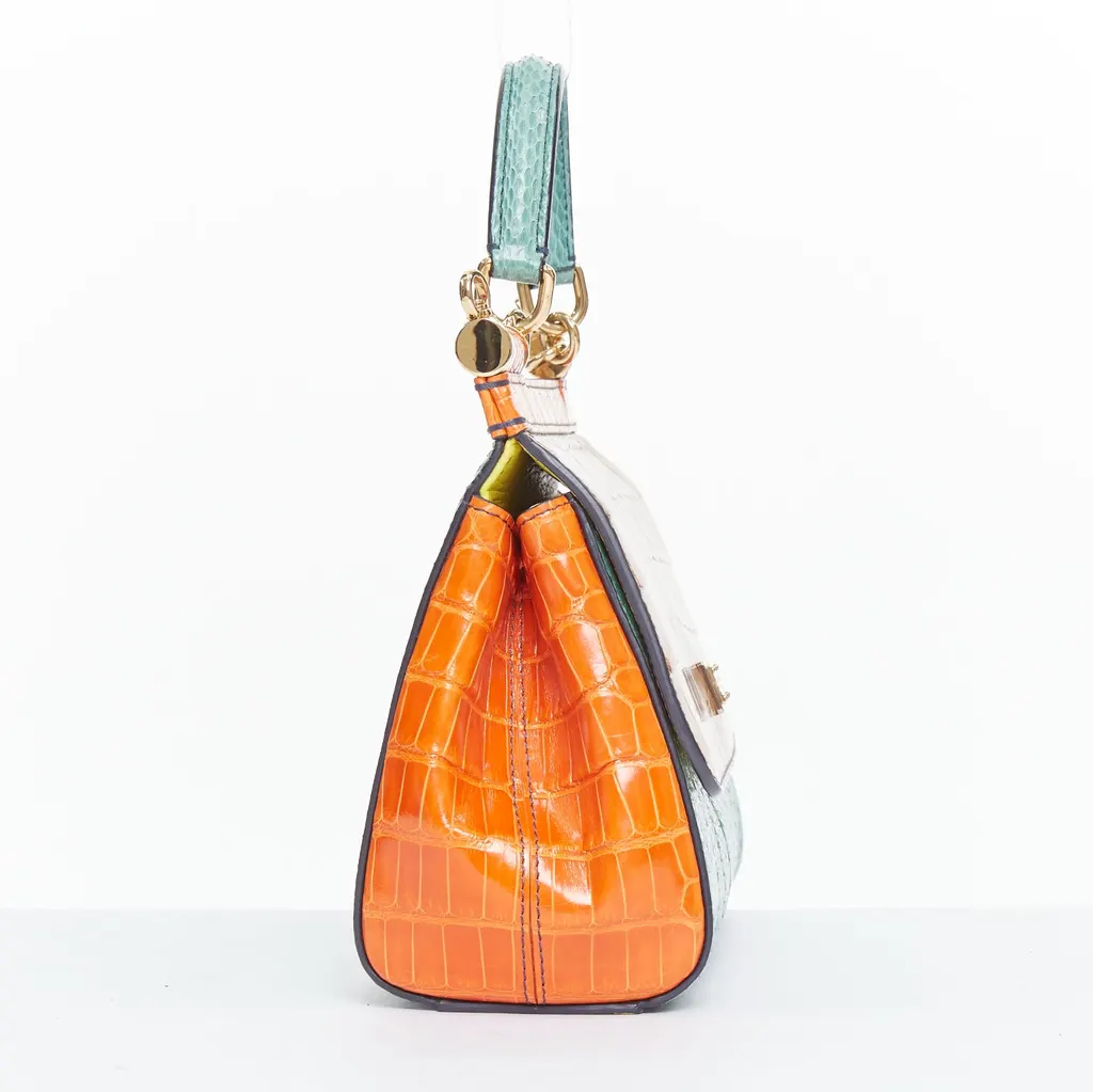 Dolce & Gabbana Miss Sicily Orange Leather Very good - Model View