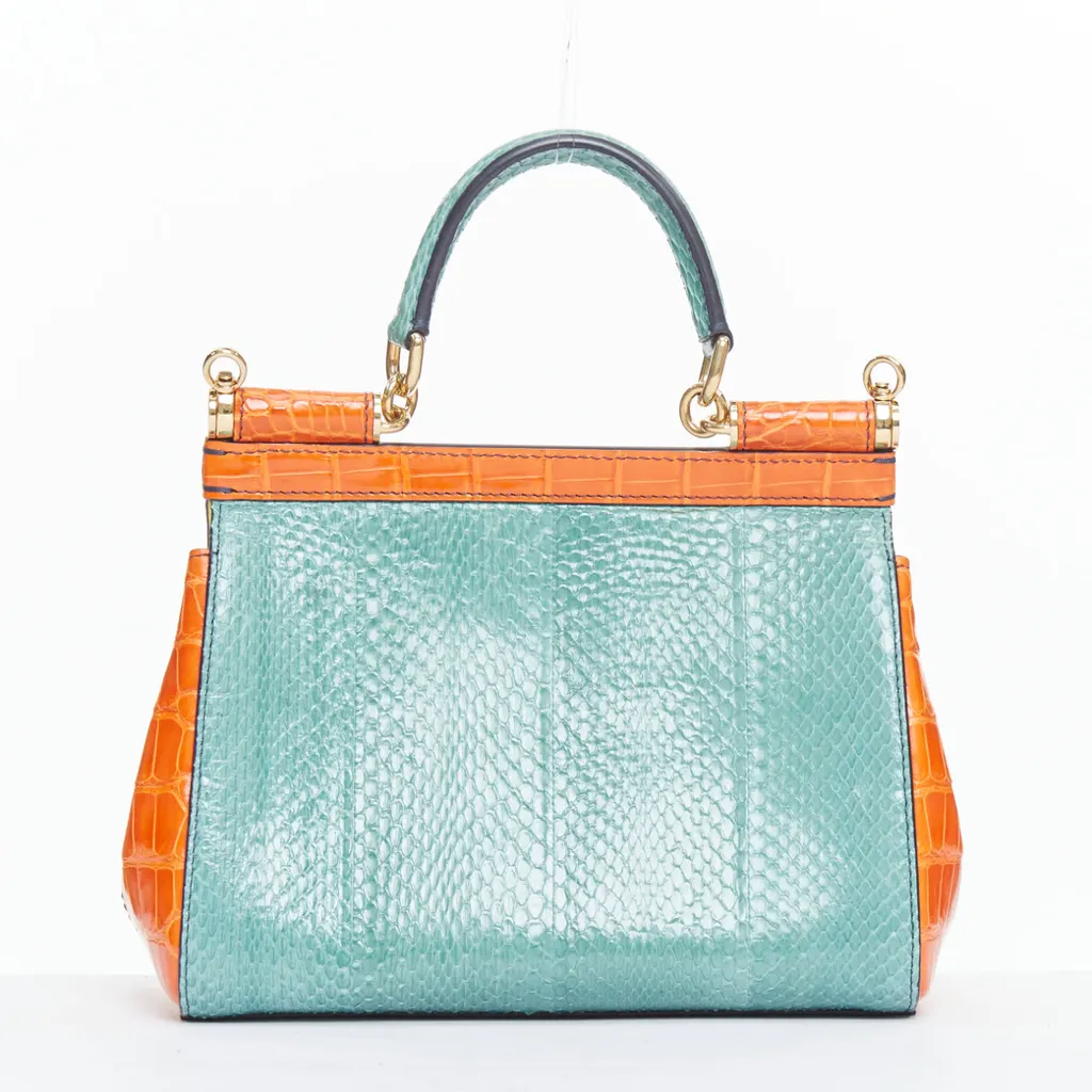 Dolce & Gabbana Miss Sicily Orange Leather Very good - Box View