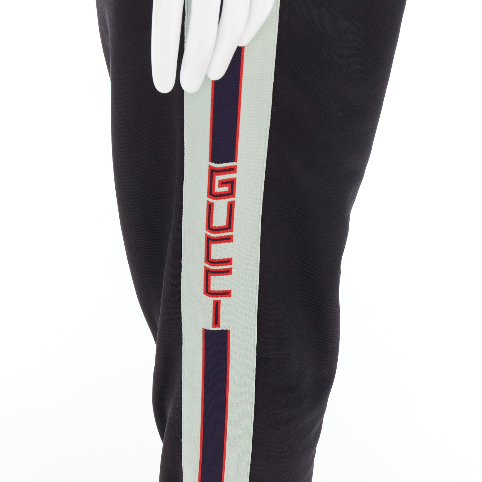 Gucci Logo Tape Track Pants - Back view