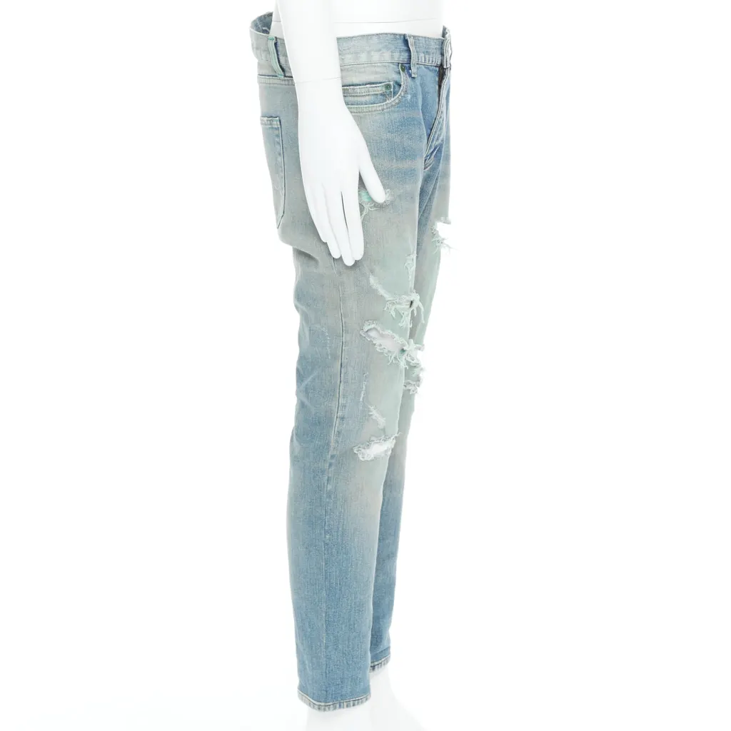 Saint Laurent D02 M/SK UW Blue Cotton Good - Model View