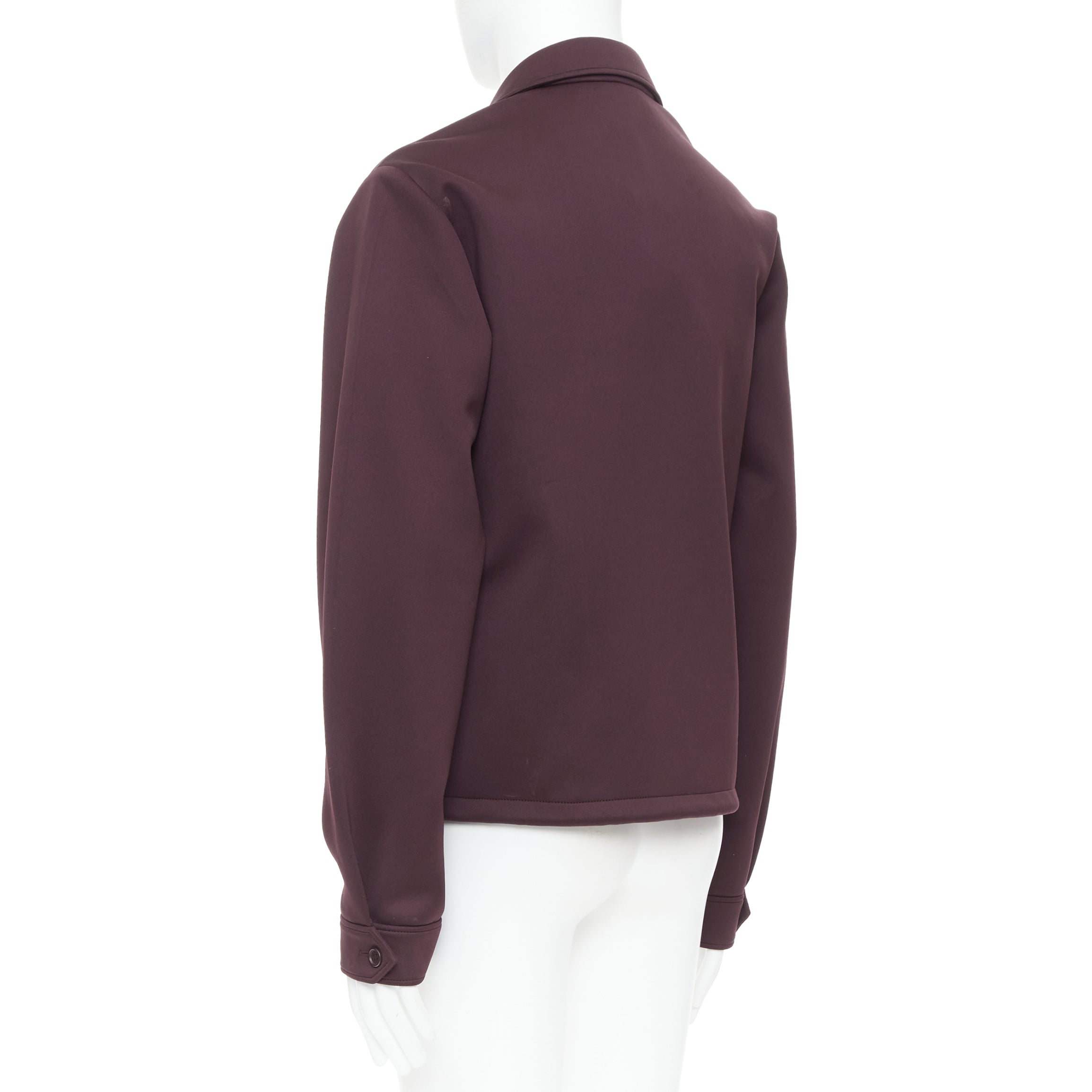 Prada Burgundy Zip Jacket - Detail 1