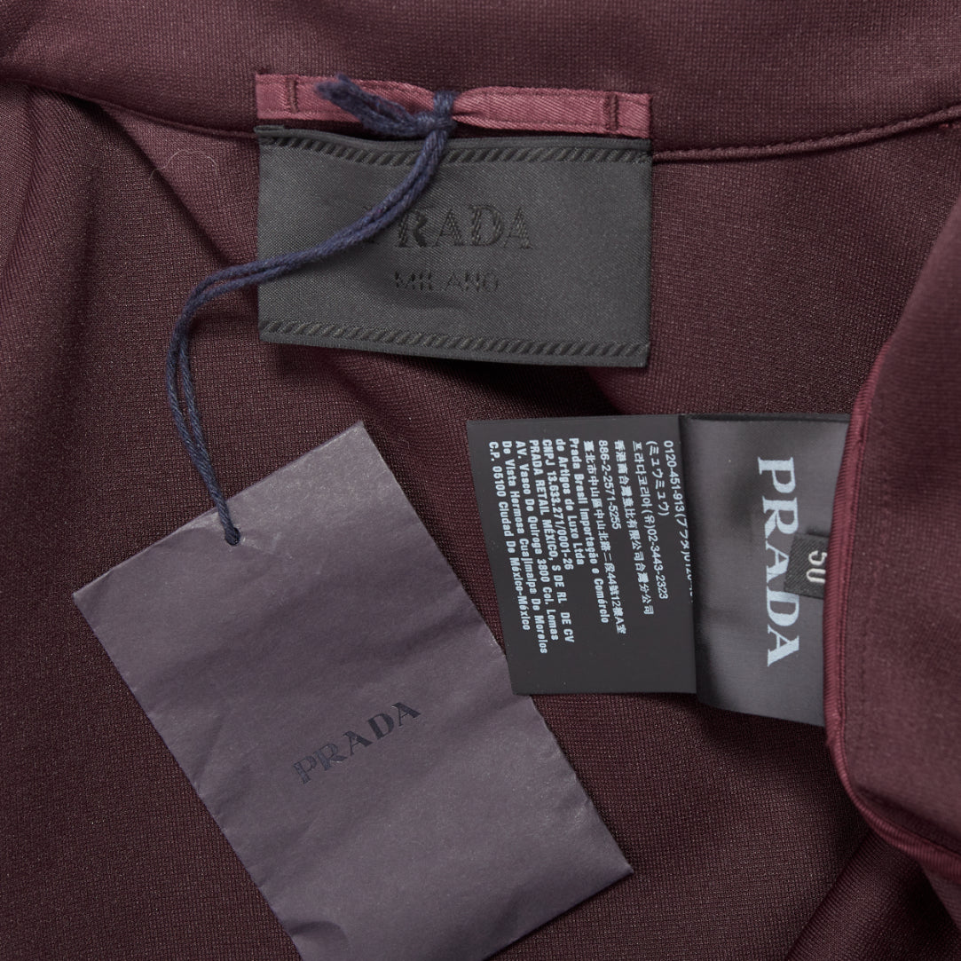 Prada Burgundy Zip Jacket - Image 10