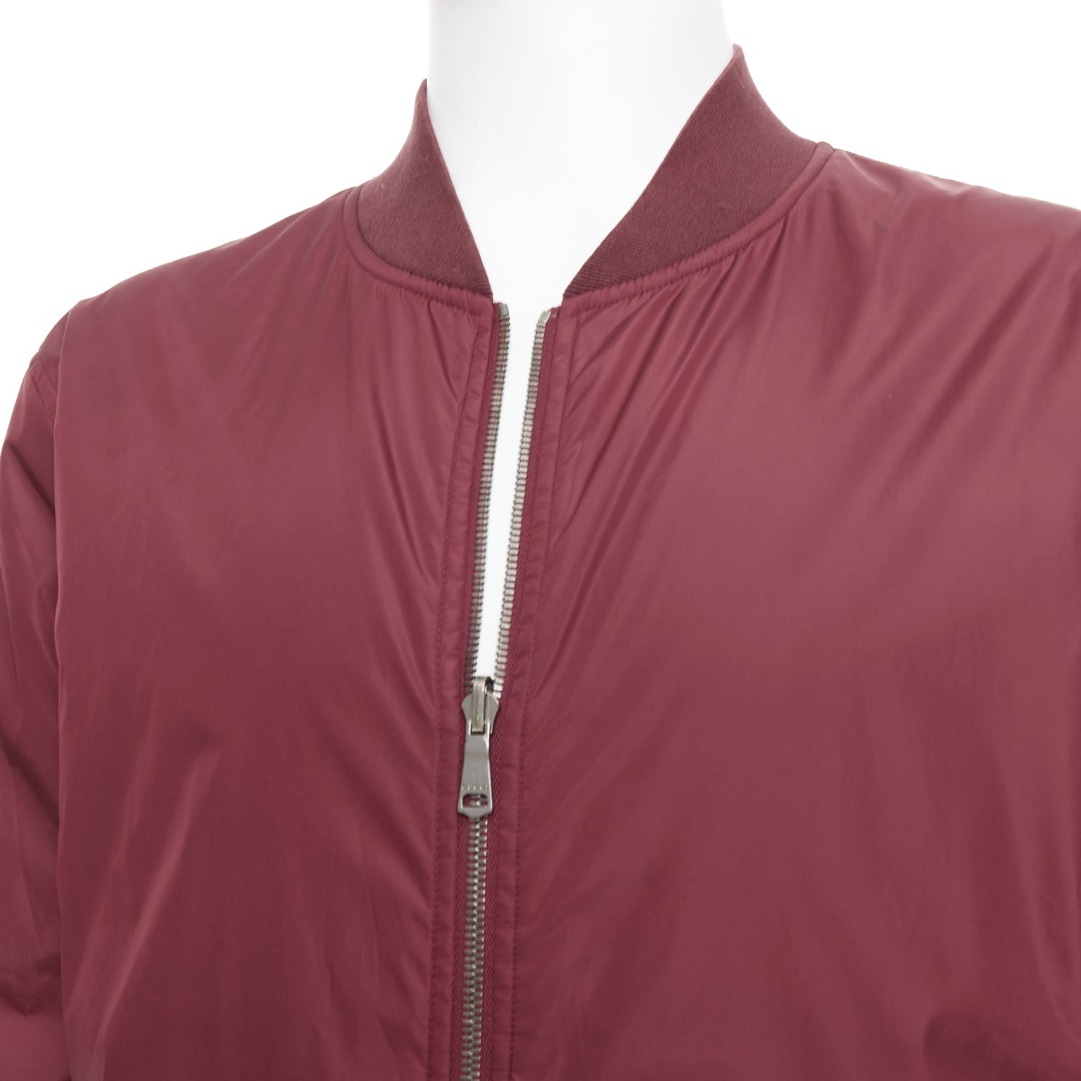 Gucci Burgundy GG Bomber - Back view