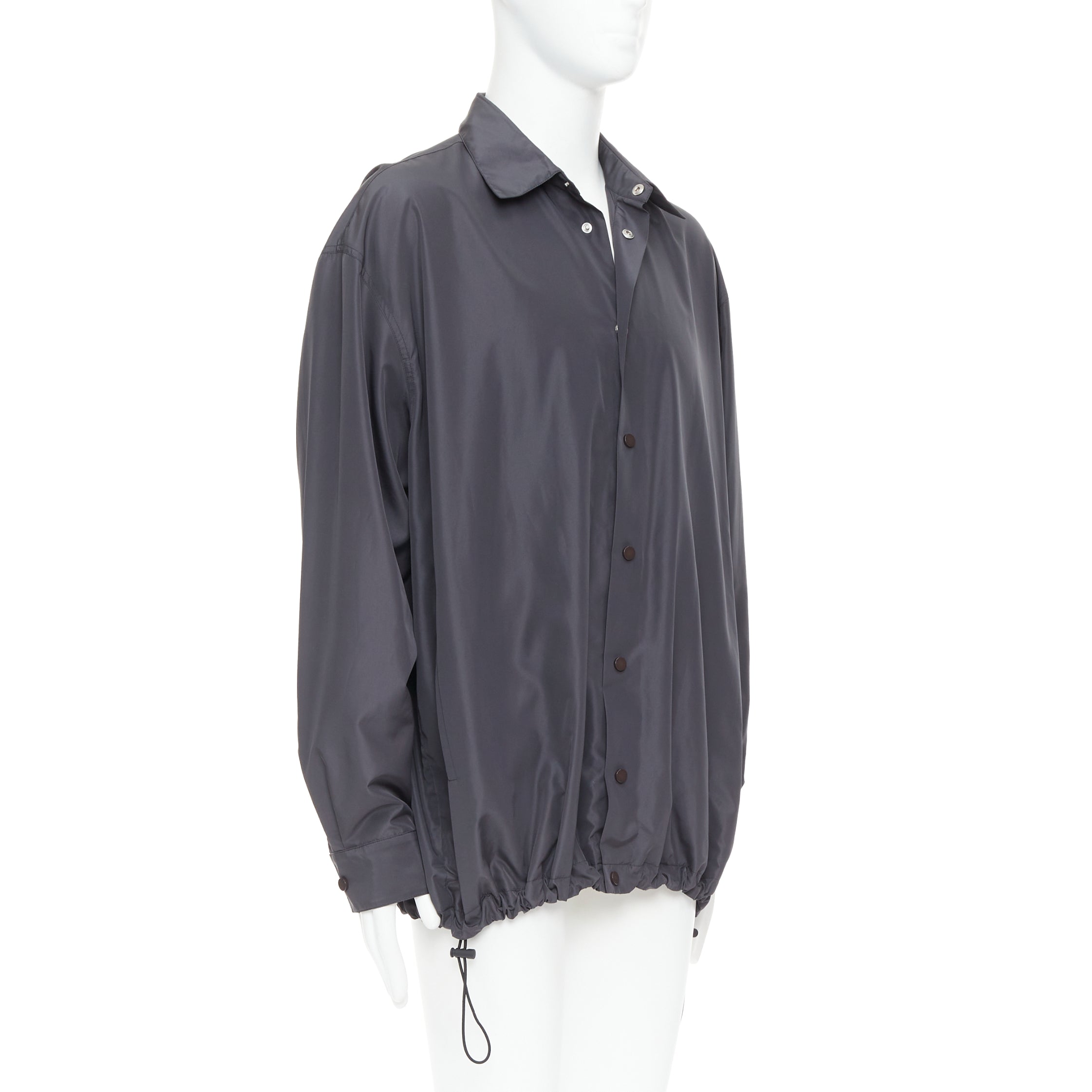 Bottega Veneta Grey Shell Jacket - 4