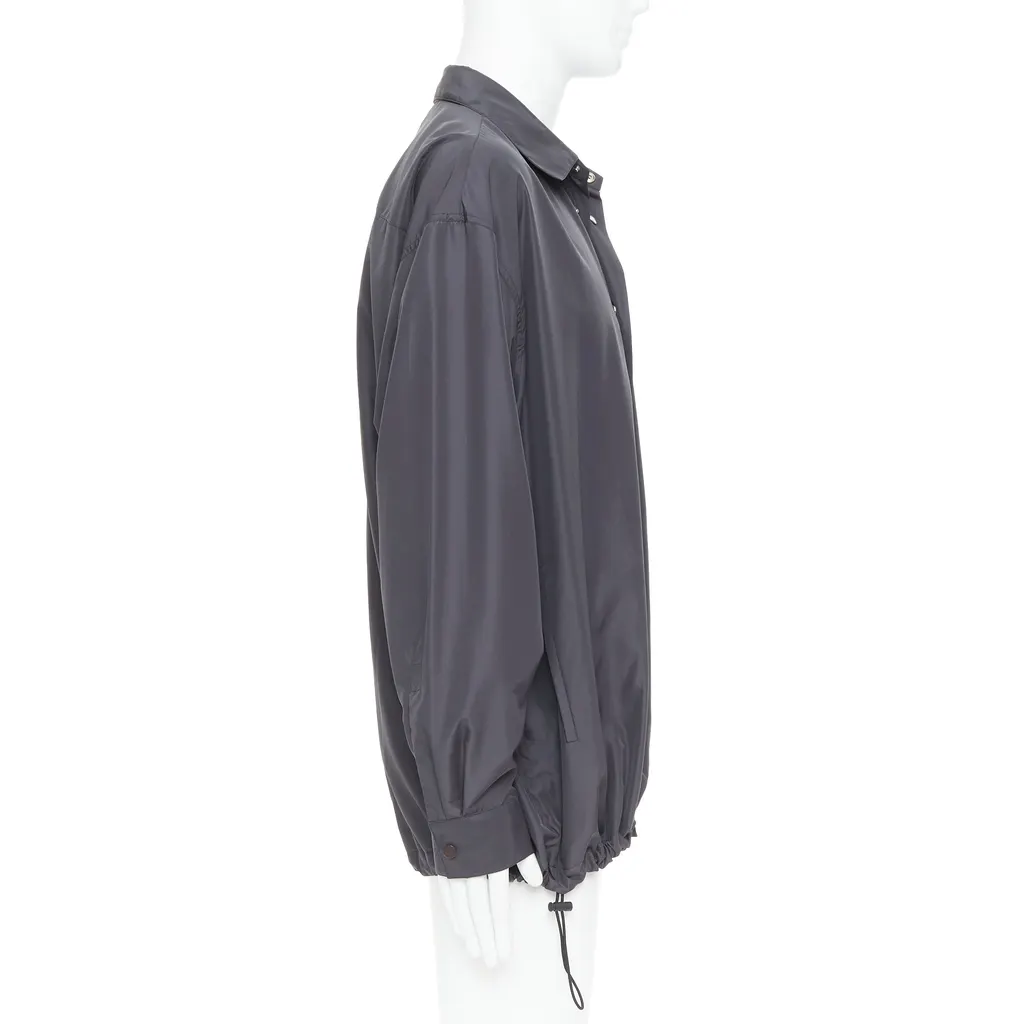 Bottega Veneta Grey Shell Jacket Grey Polyester Very good - Box View
