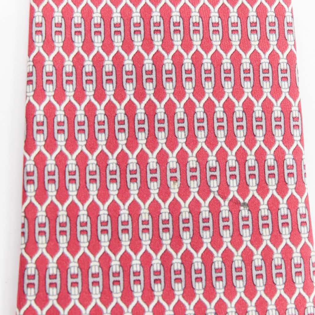 Hermès Signature H Chain Tie - Image 6