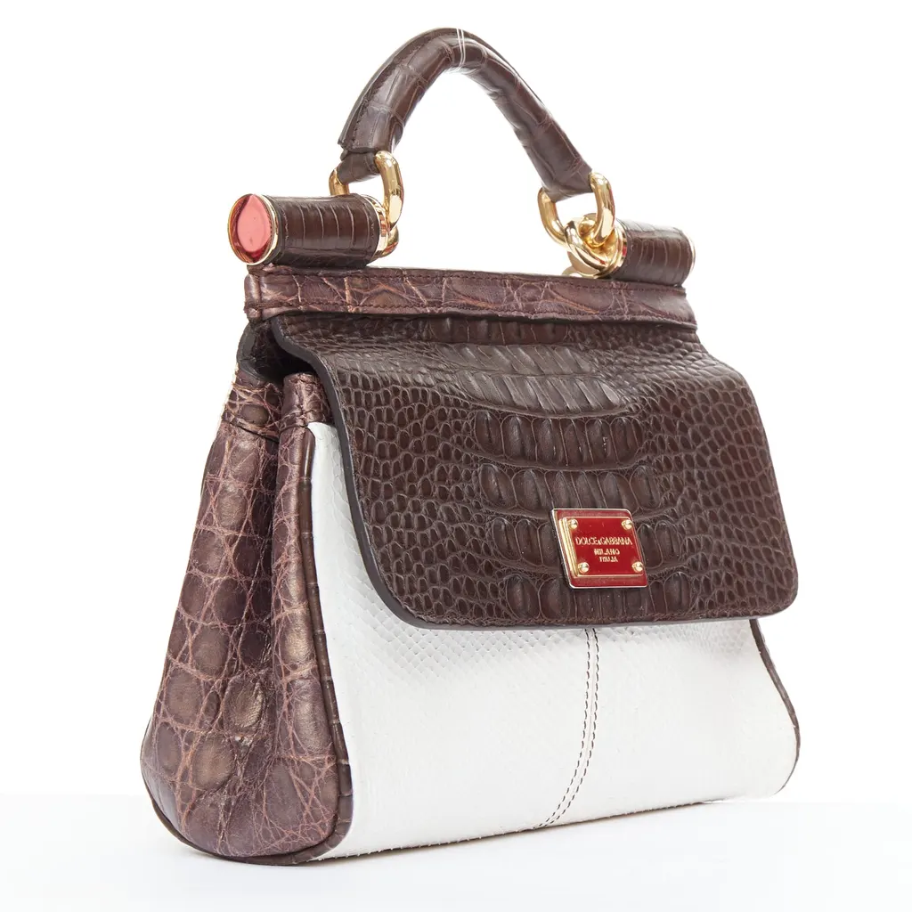 Dolce & Gabbana Miss Sicily Brown Leather Very good - Inside View