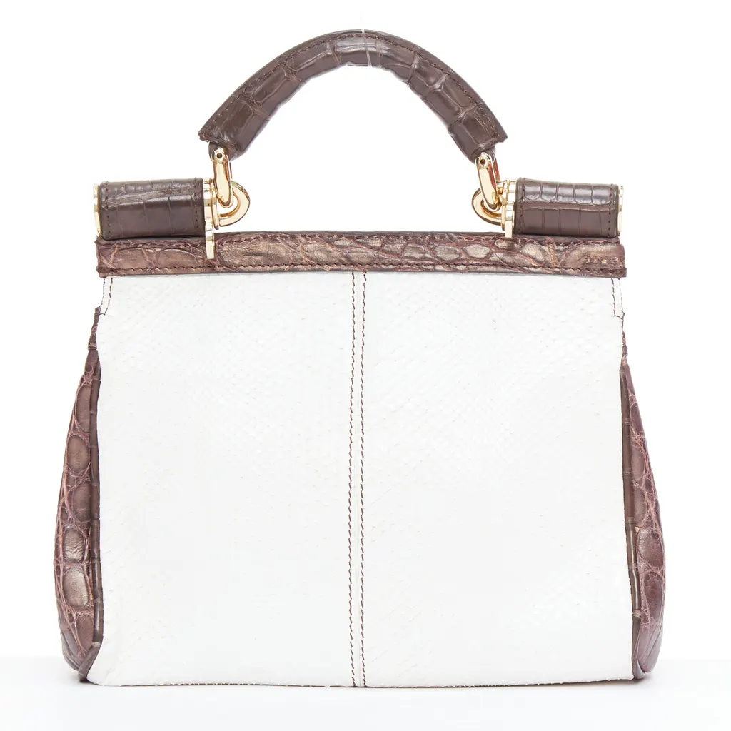Dolce & Gabbana Miss Sicily Brown Leather Very good - Box View
