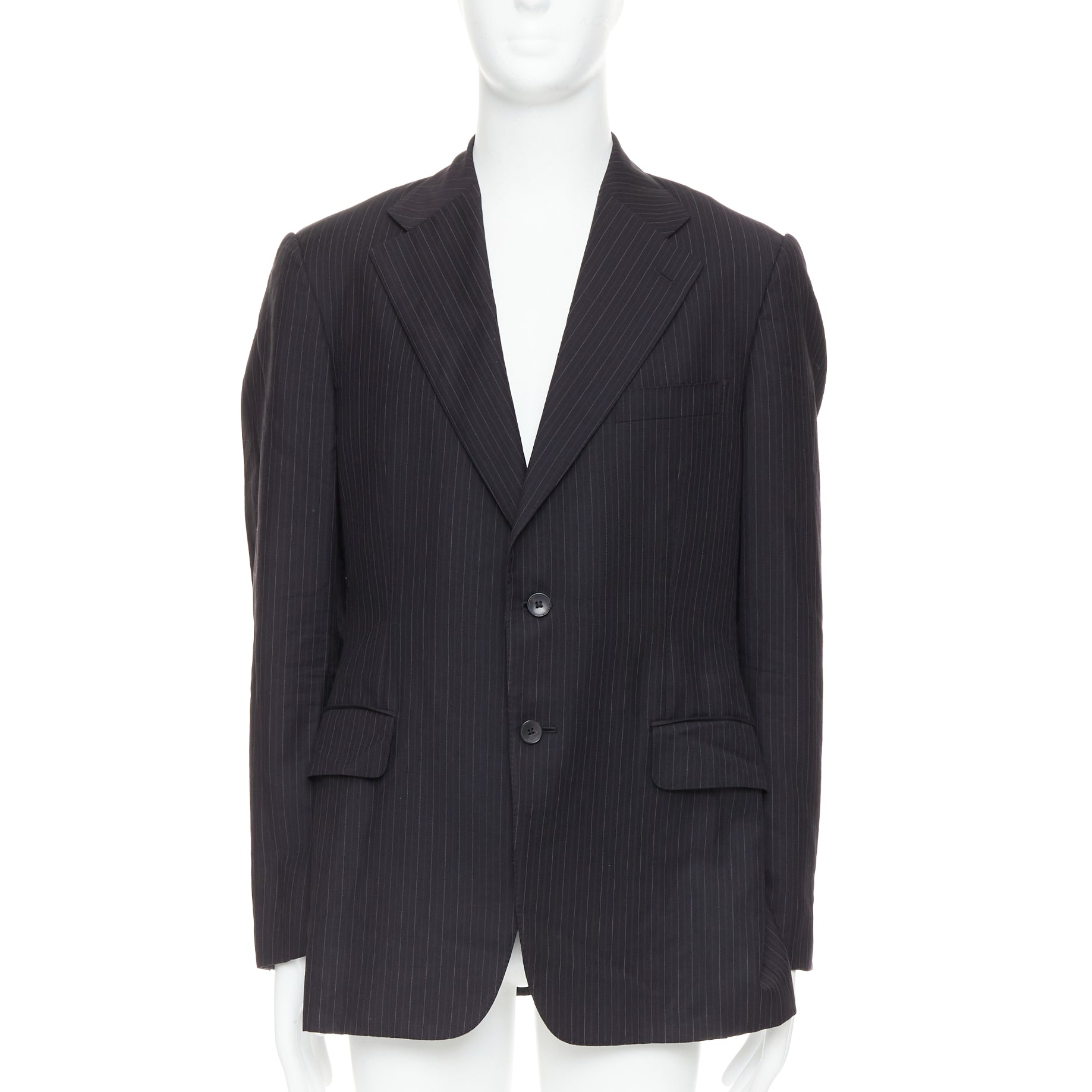 Gucci Grey Pinstripe Blazer