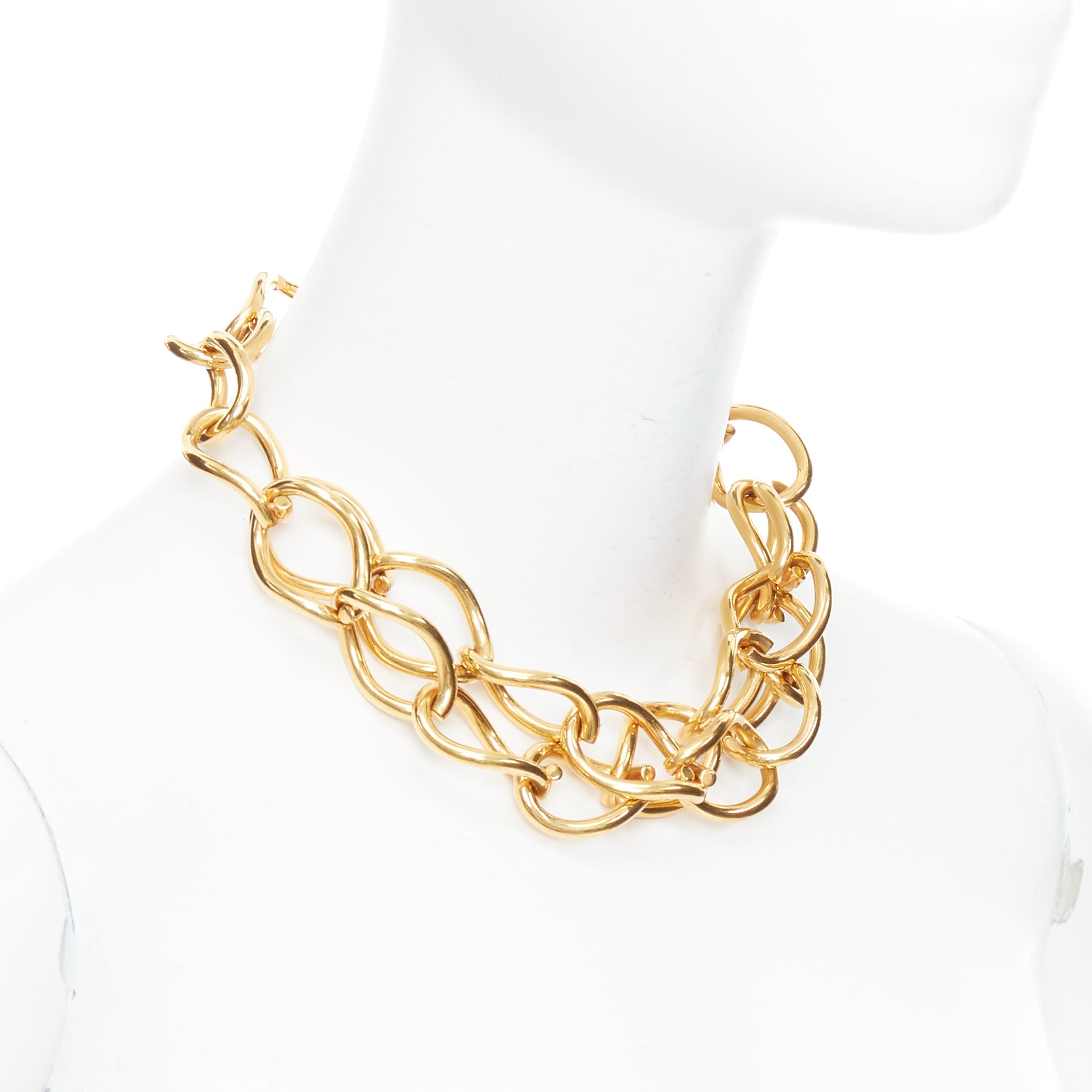 Celine Gold Chain Choker - Image 6