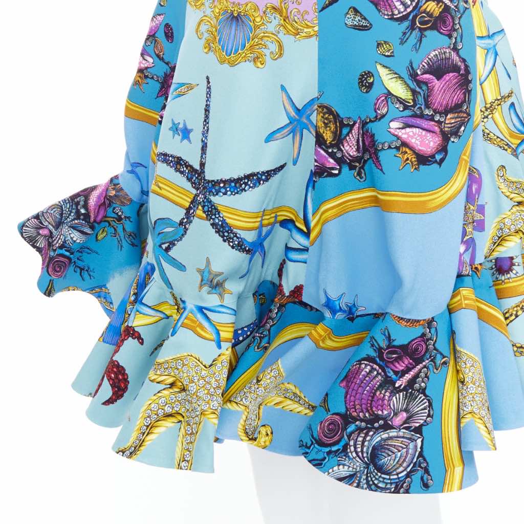 Versace Starfish Flutter Skirt - Back view