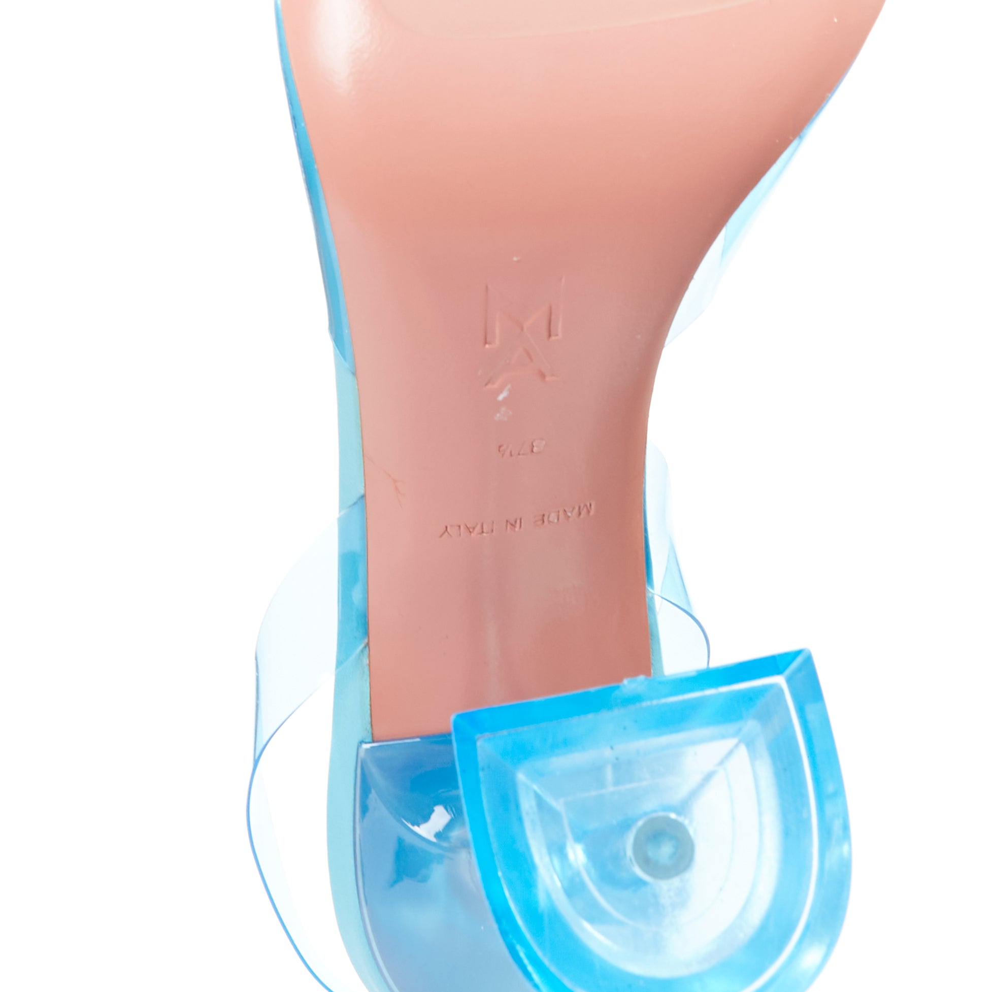 Amina Muaddi Rosie Glass 95 - Image 12