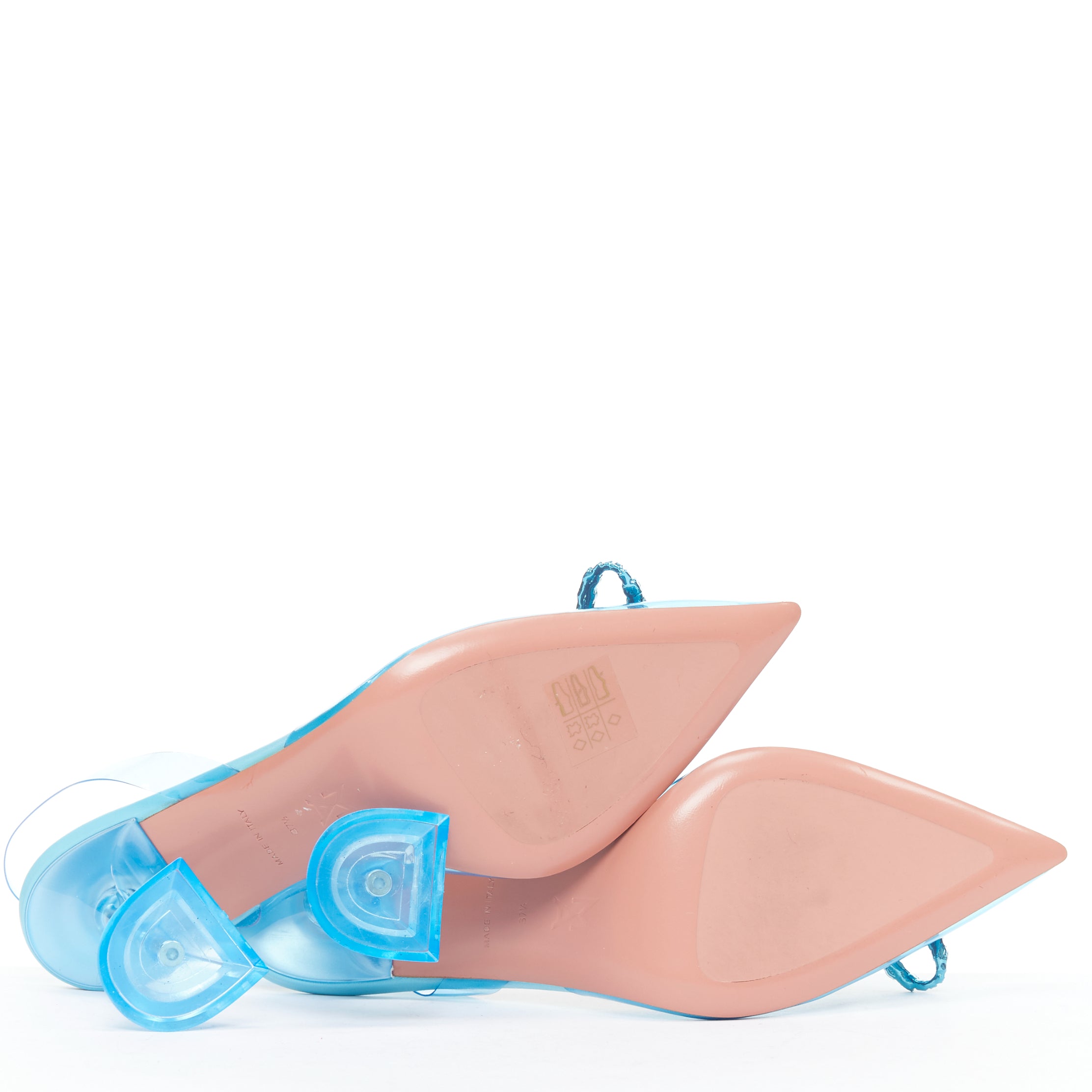 Amina Muaddi Rosie Glass 95 - Image 13