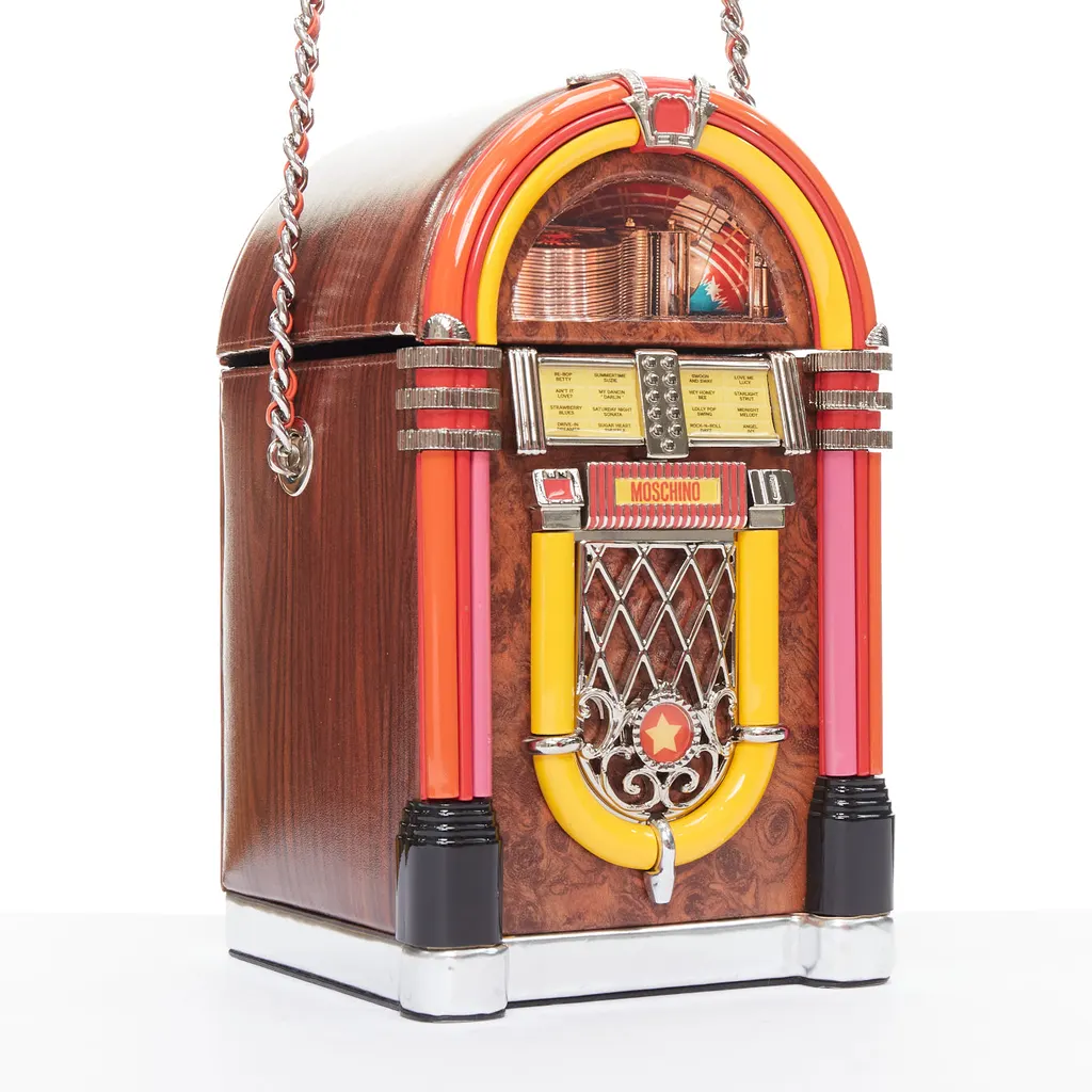 Moschino Jukebox Crossbody Bag MultiColor Leather Very good - Inside View