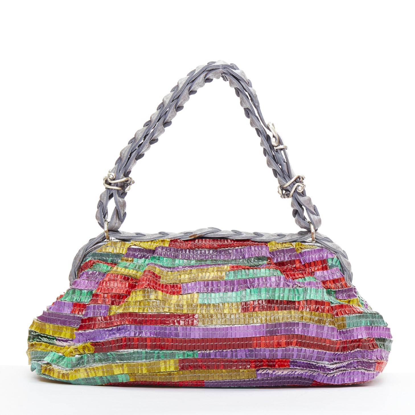Bottega Veneta Multicolor Frame Bag - Side view
