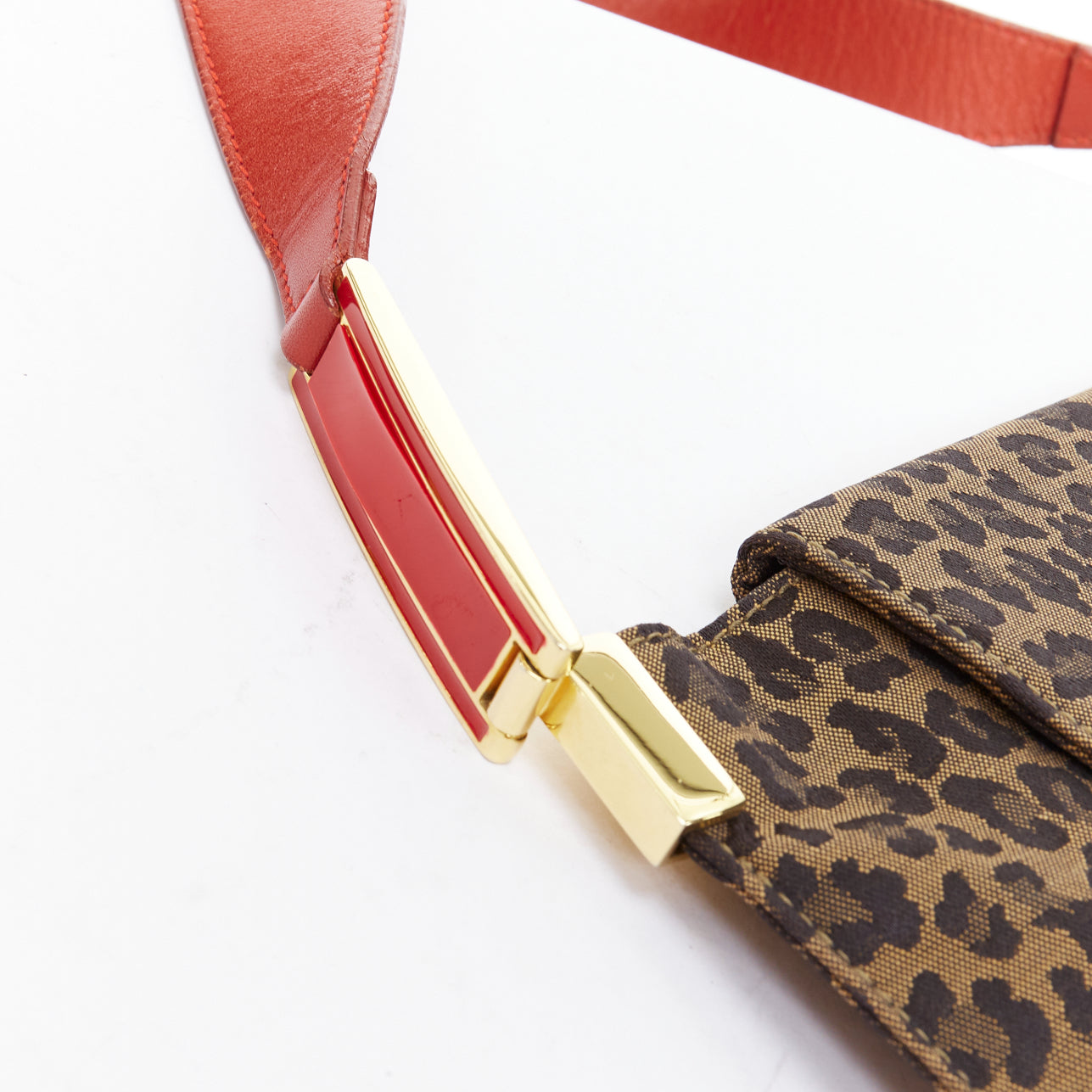 Fendi Leopard FF Shoulder Bag - Image 10