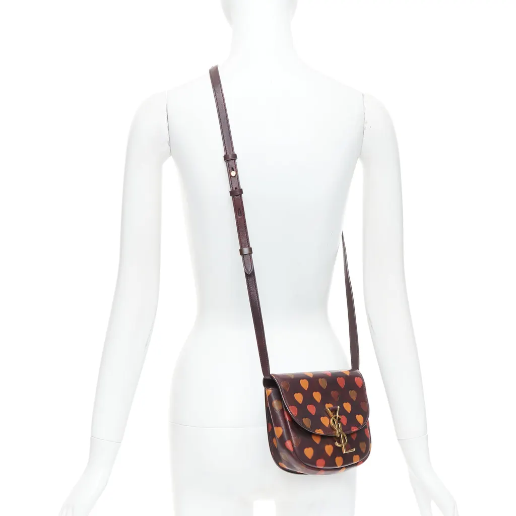 Saint Laurent Kaia Brown Leather Good - Back View