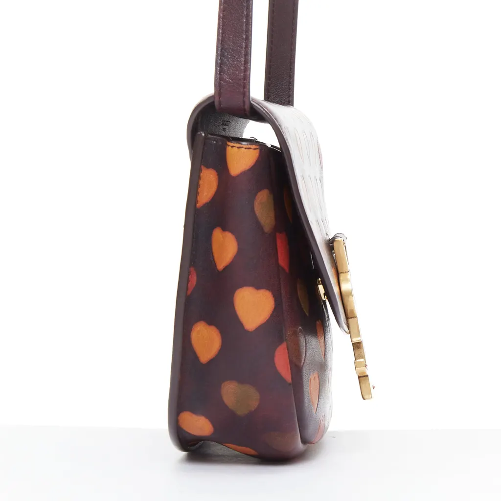 Saint Laurent Kaia Brown Leather Good - Model View