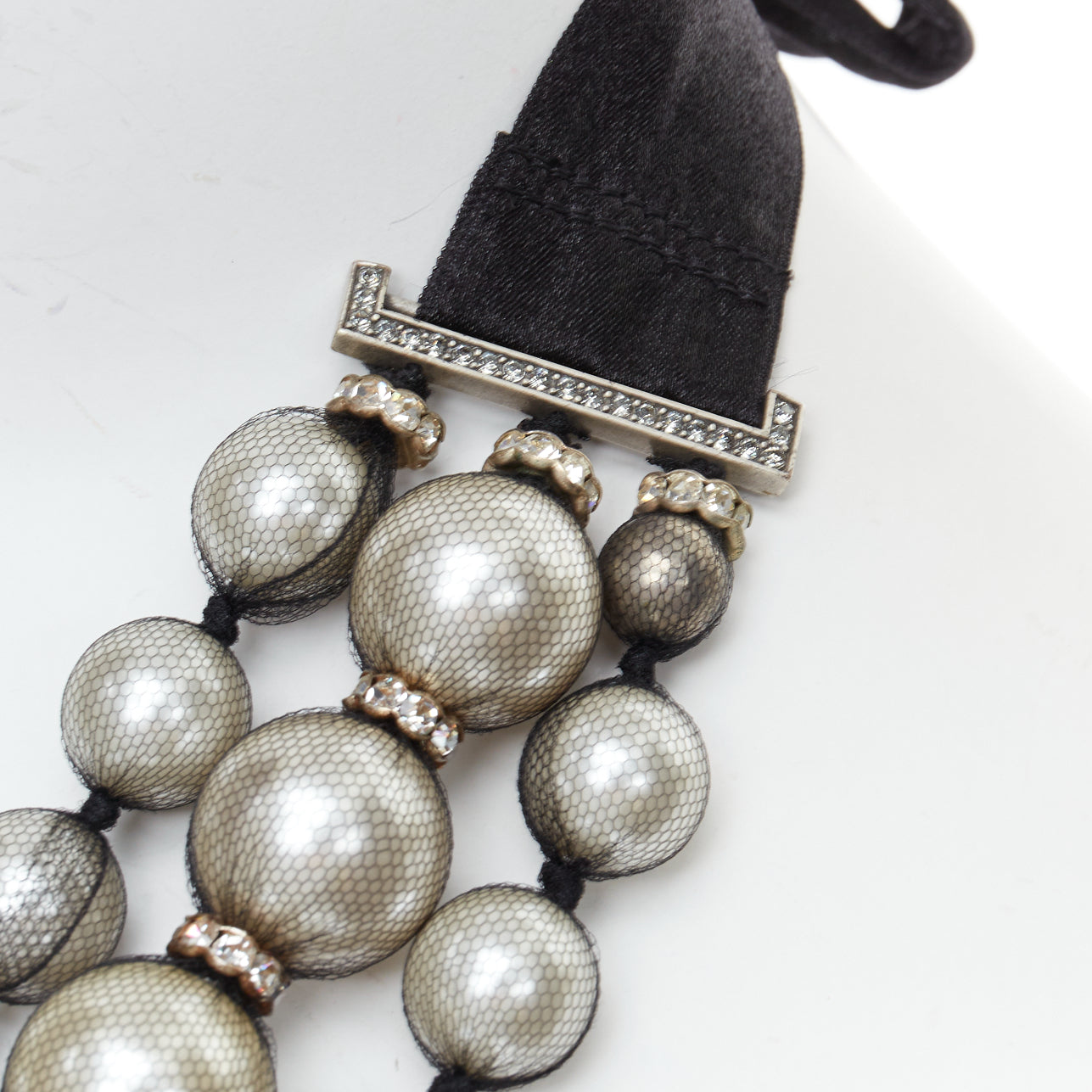 Lanvin Strand Tie Necklace - Back view