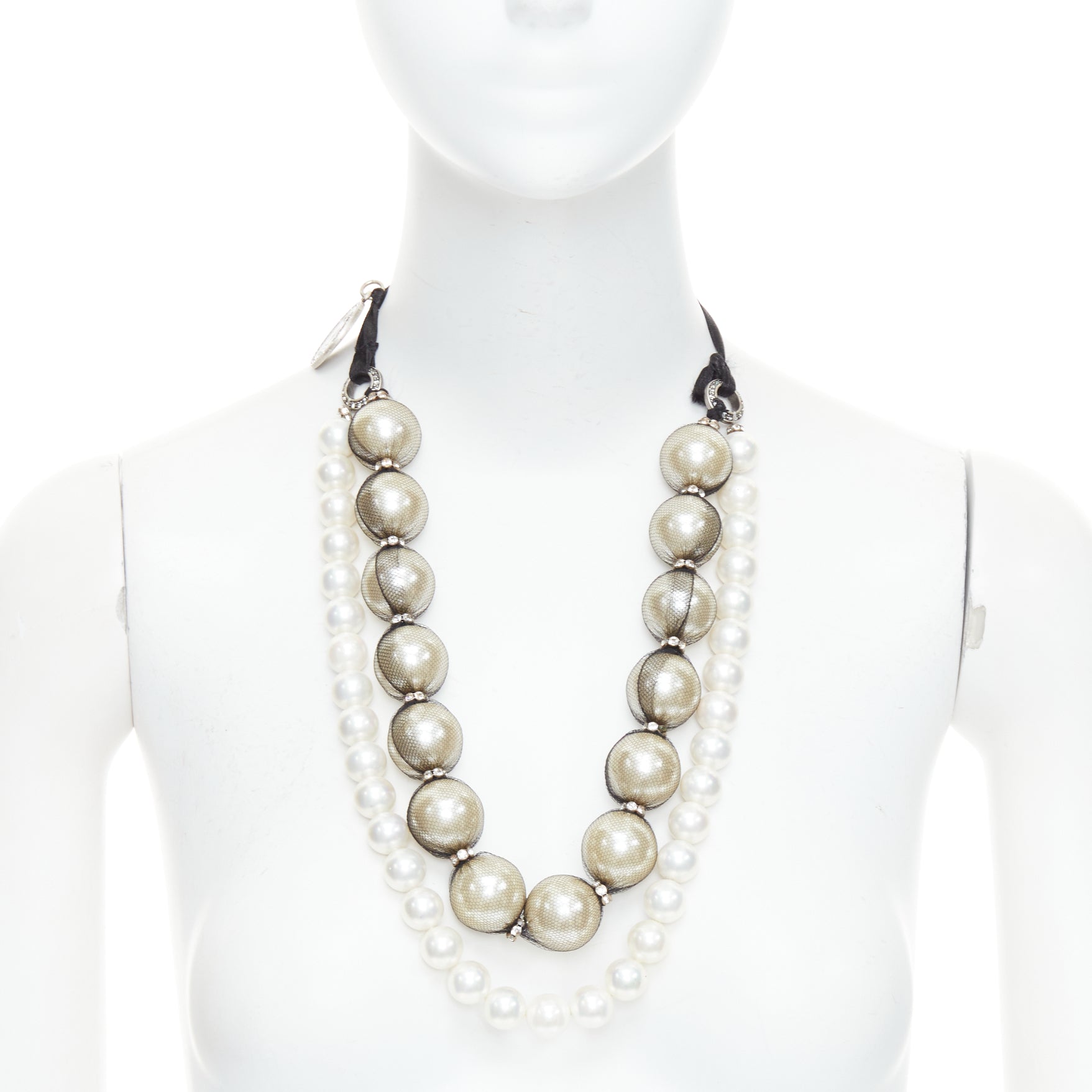 Lanvin Faux Pearl Necklace