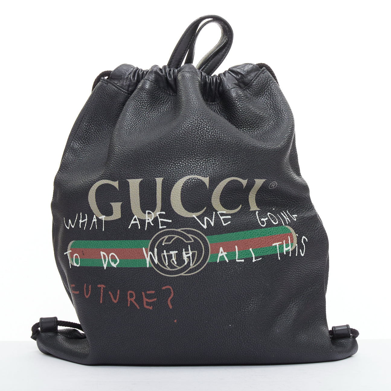 Gucci Graffiti Backpack Tote