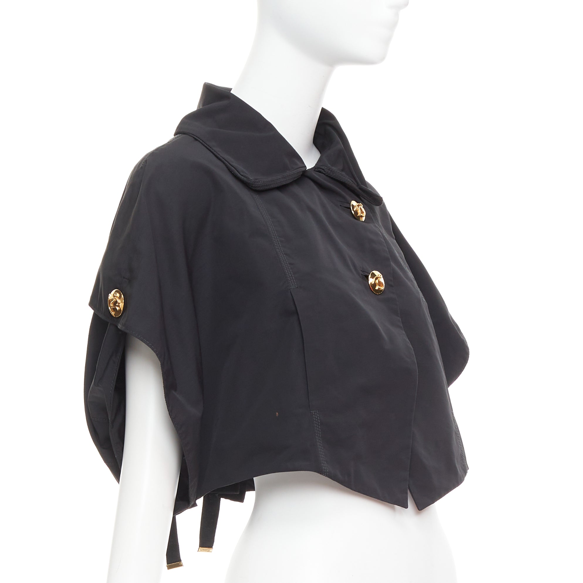 Louis Vuitton Black Gold Button Jacket - Image 6