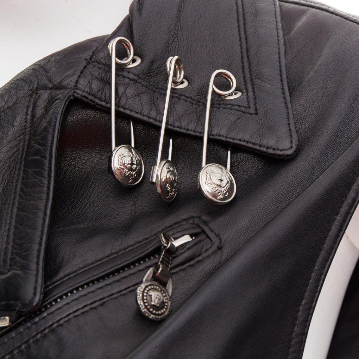 Gianni Versace Medusa Pin Vest - Back view